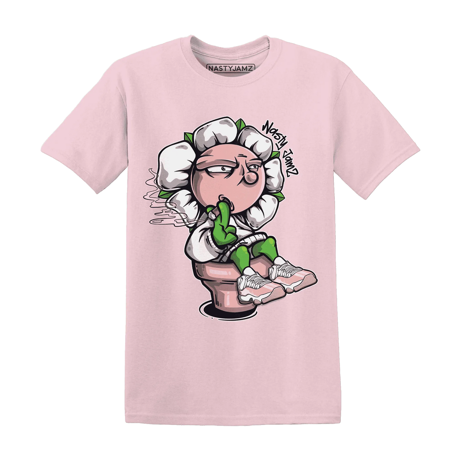 Low-Legend-Pink-11s-T-Shirt-Match-Rebel-Bloom