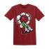 Retro-Red-Taxi-12s-T-Shirt-Match-Rebel-Bloom