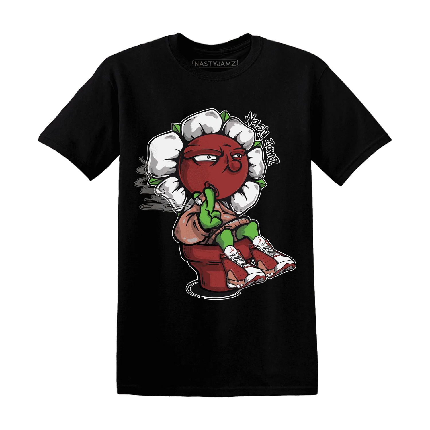 Dune-Red-13s-T-Shirt-Match-Rebel-Bloom