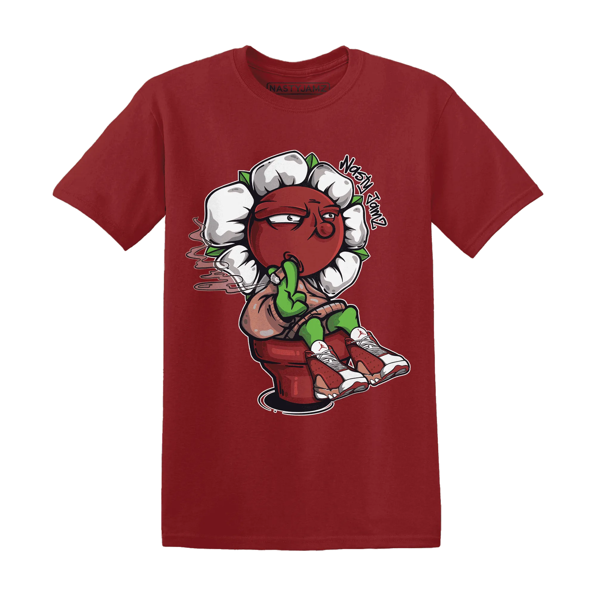 Dune-Red-13s-T-Shirt-Match-Rebel-Bloom