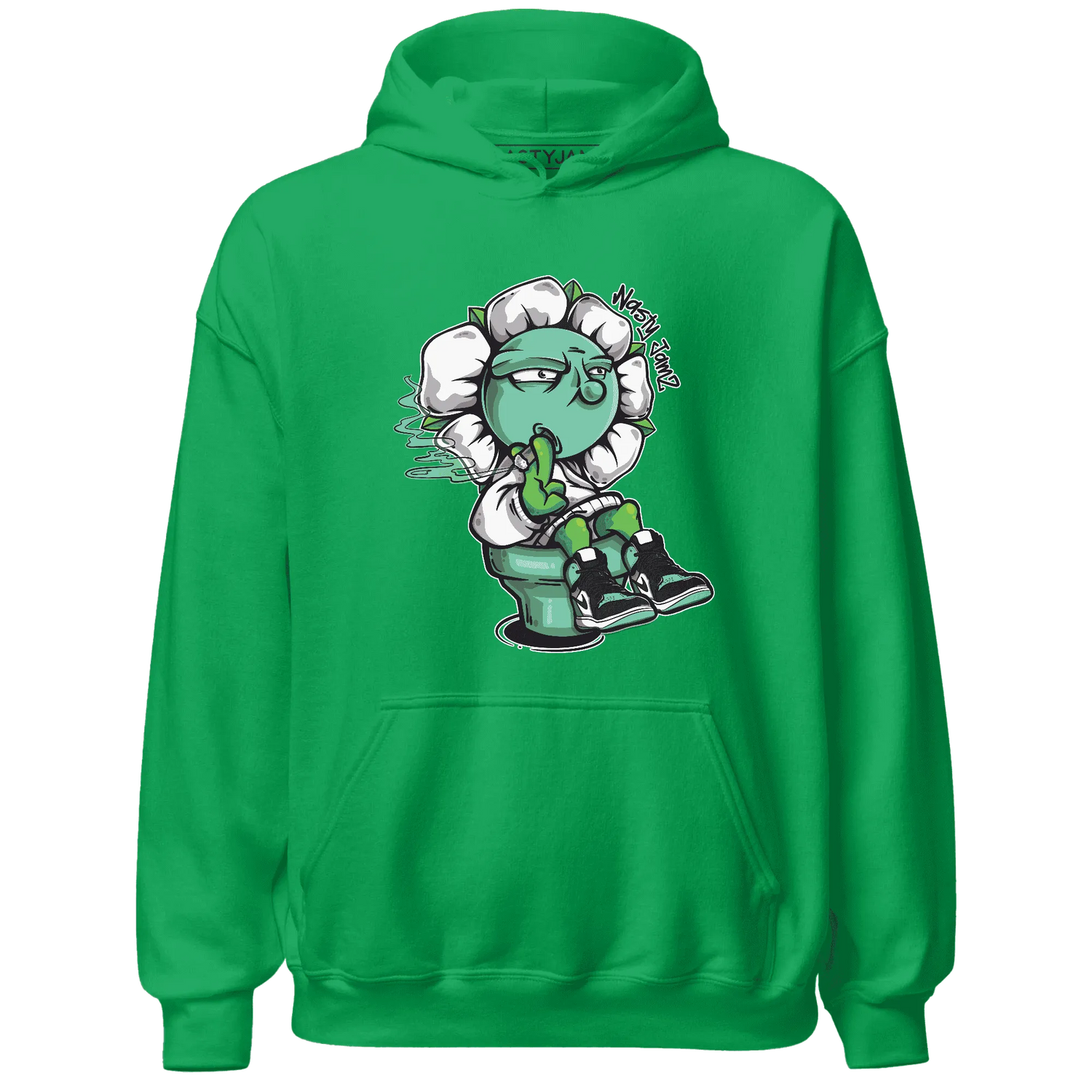 High-OG-Green-Glow-1s-Hoodie-Match-Rebel-Bloom