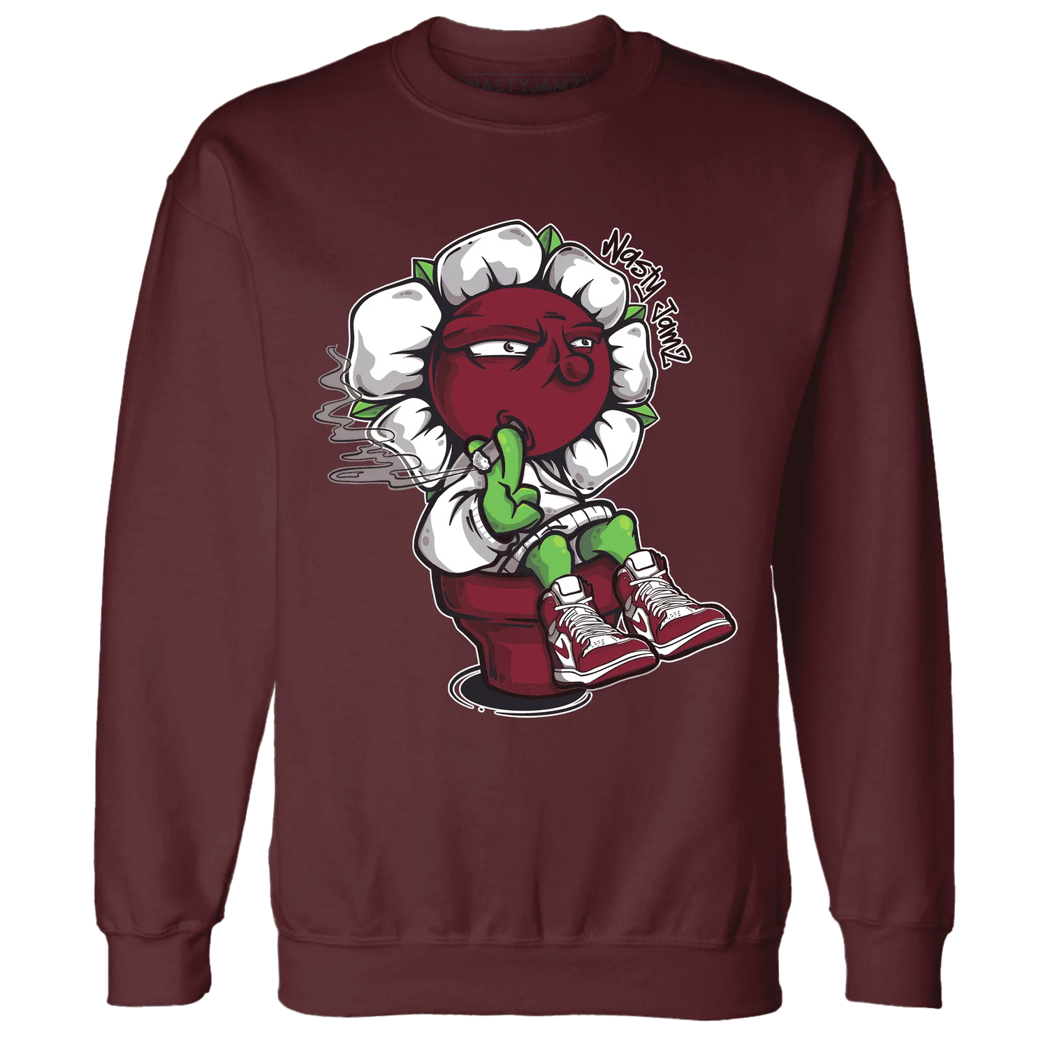 High-White-Team-Red-1s-Sweatshirt-Match-Rebel-Bloom