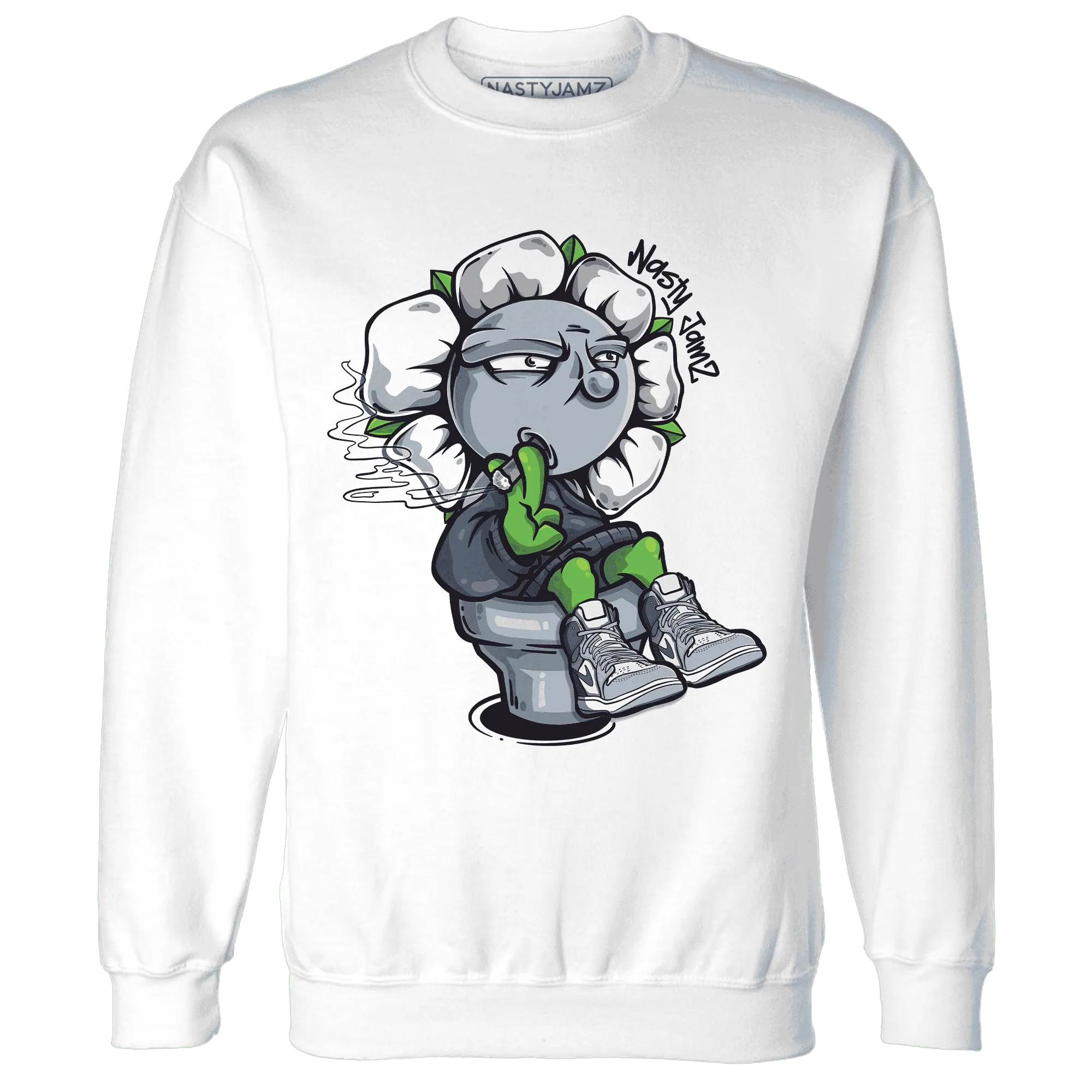 Mid-Diffused-Blue-Grey-1s-Sweatshirt-Match-Rebel-Bloom