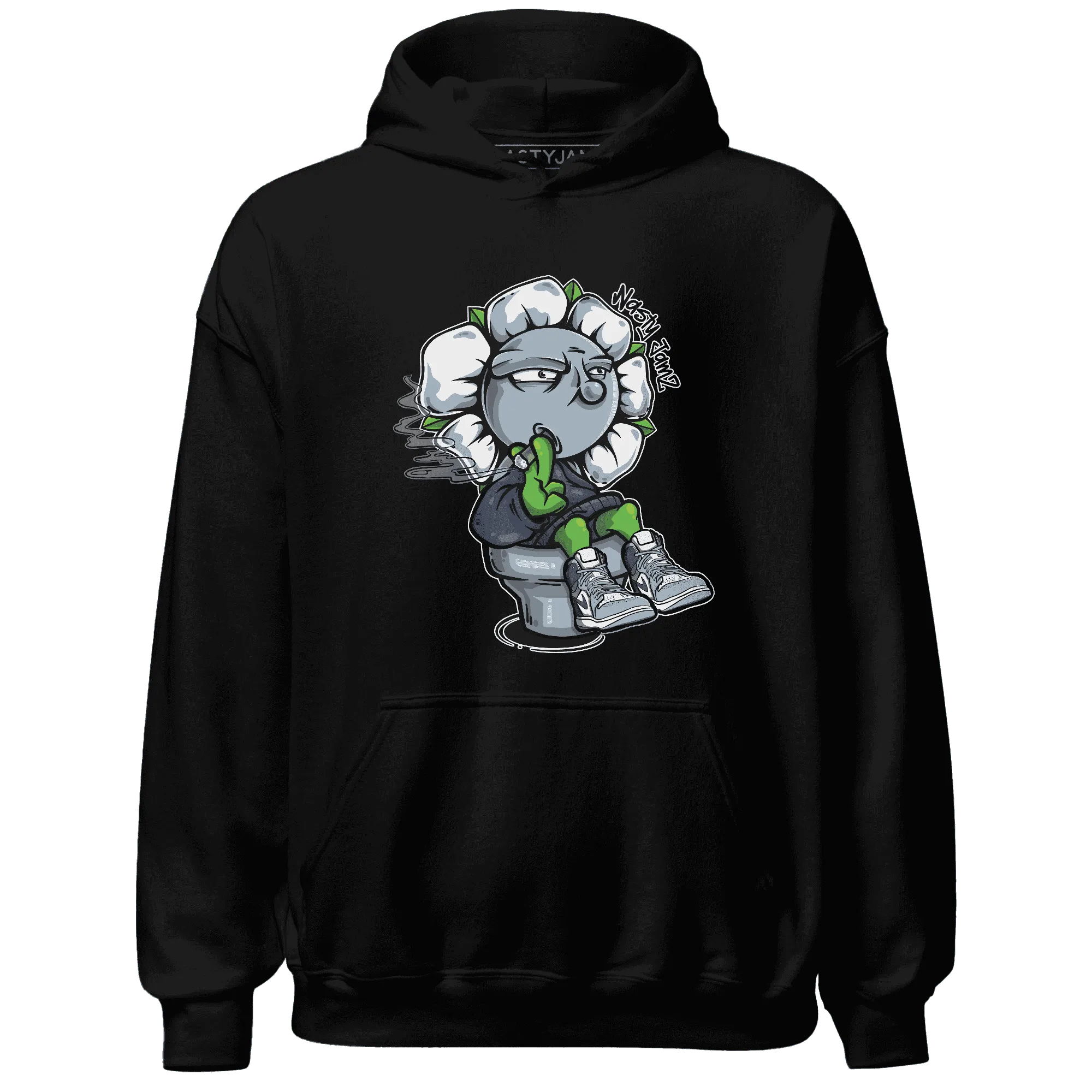 Mid-Diffused-Blue-Grey-1s-Hoodie-Match-Rebel-Bloom