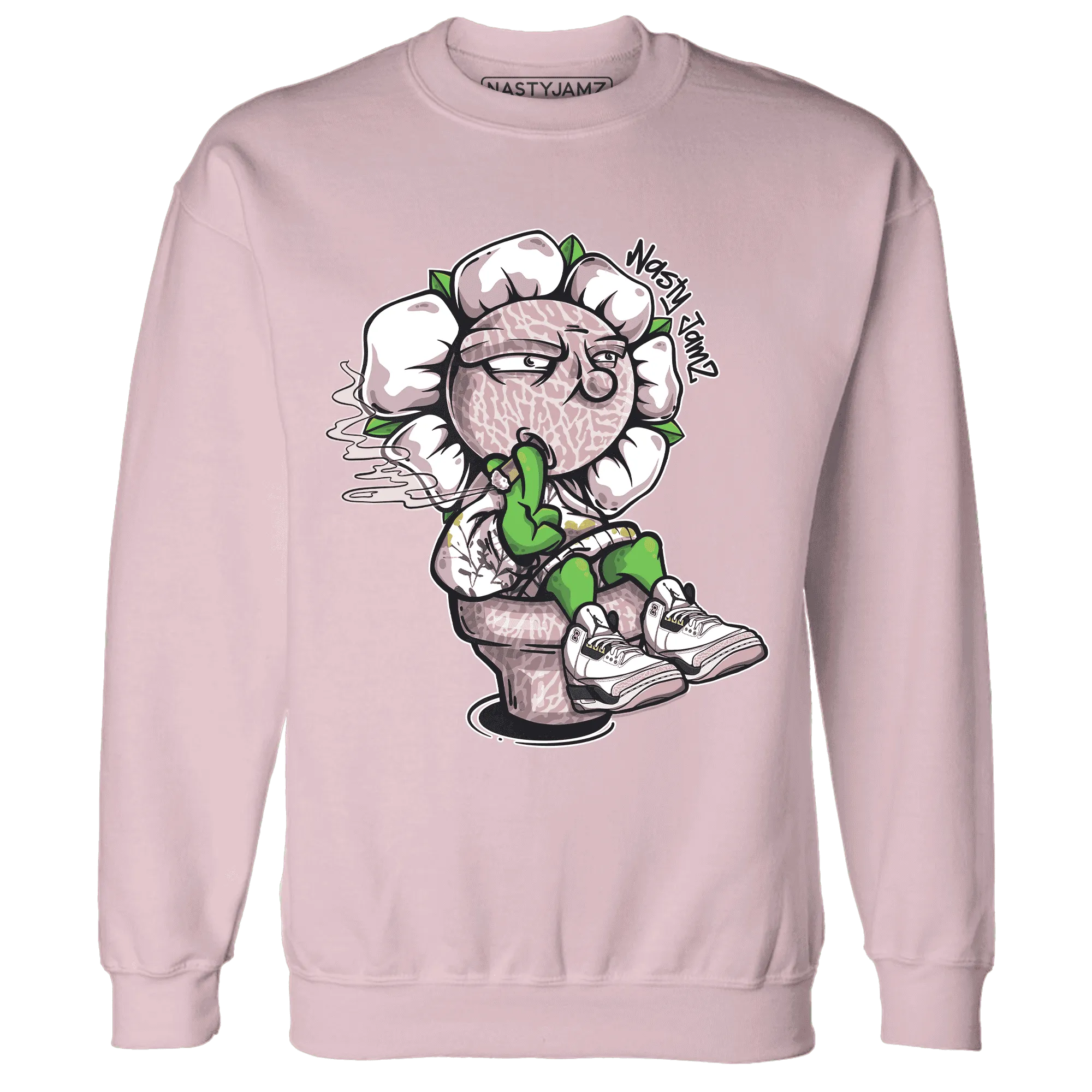 Red-Stardust-3s-Sweatshirt-Match-Rebel-Bloom