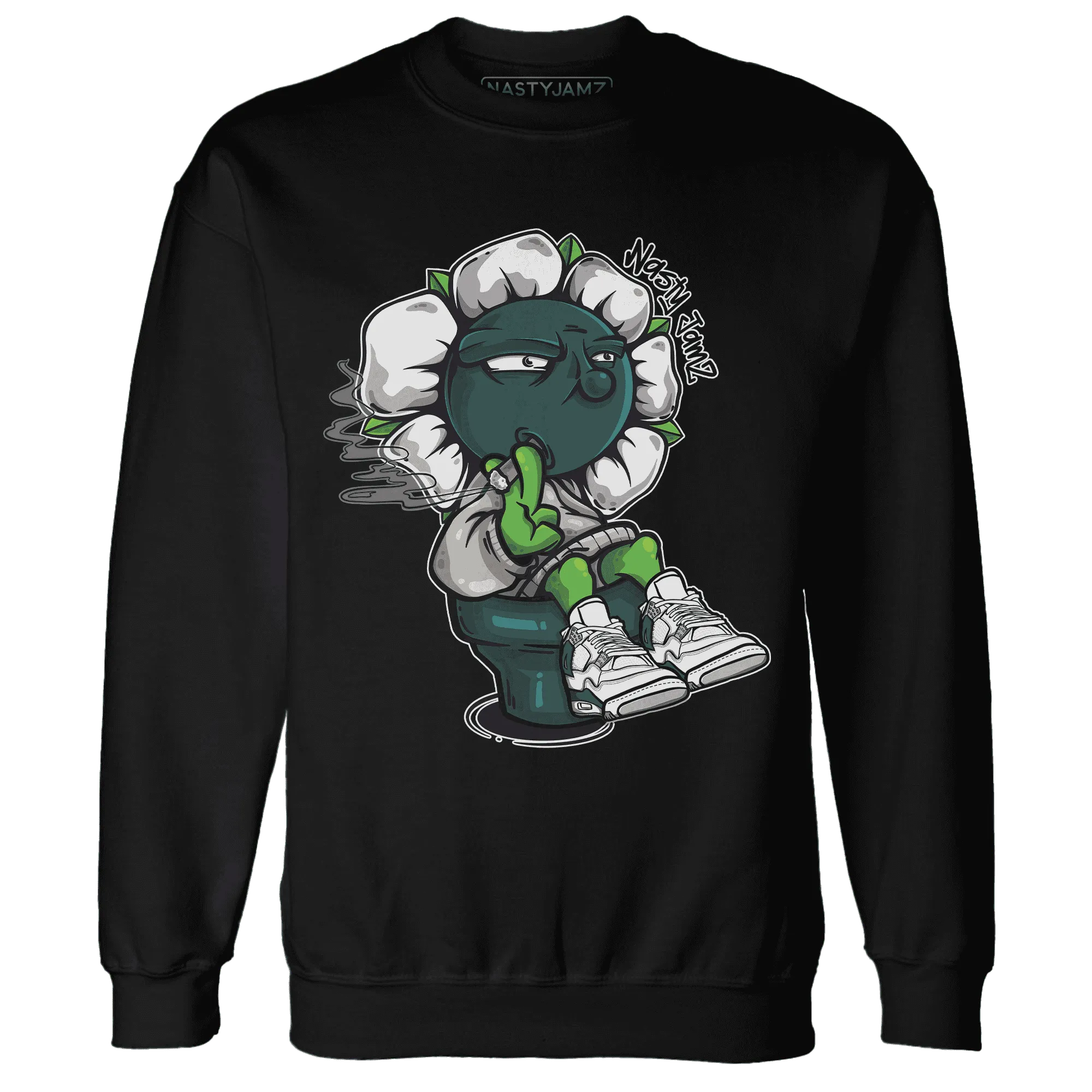 Oxidized-Green-4s-Sweatshirt-Match-Rebel-Bloom