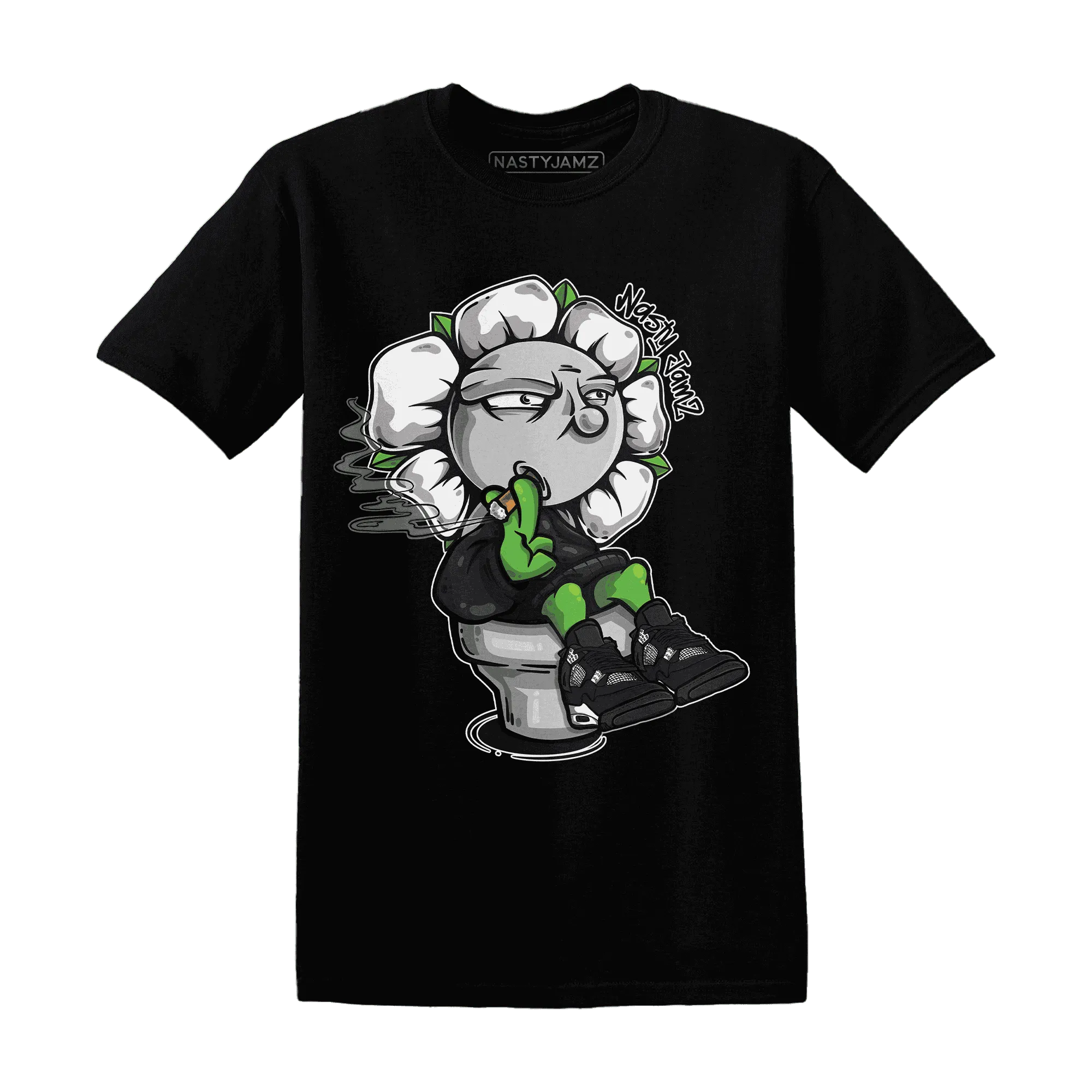 White-Thunder-4s-T-Shirt-Match-Rebel-Bloom