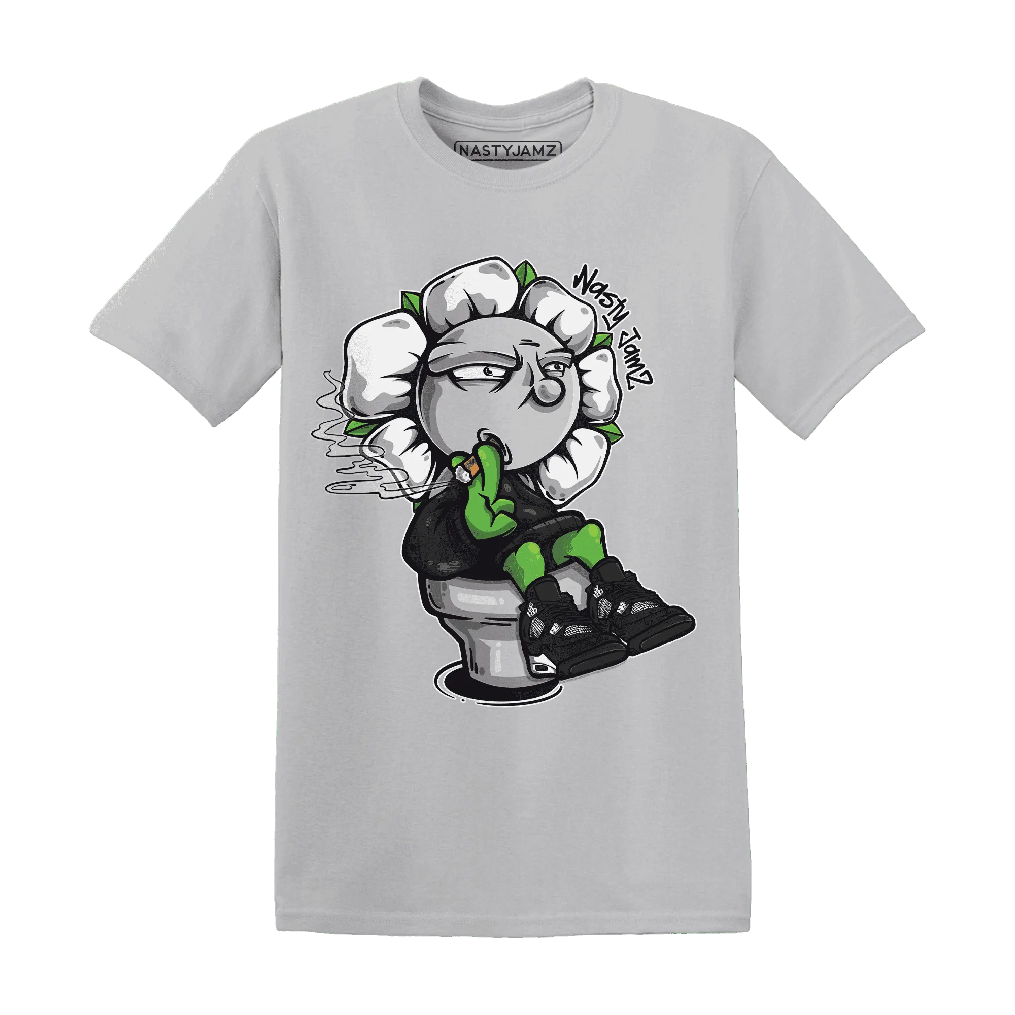 White-Thunder-4s-T-Shirt-Match-Rebel-Bloom