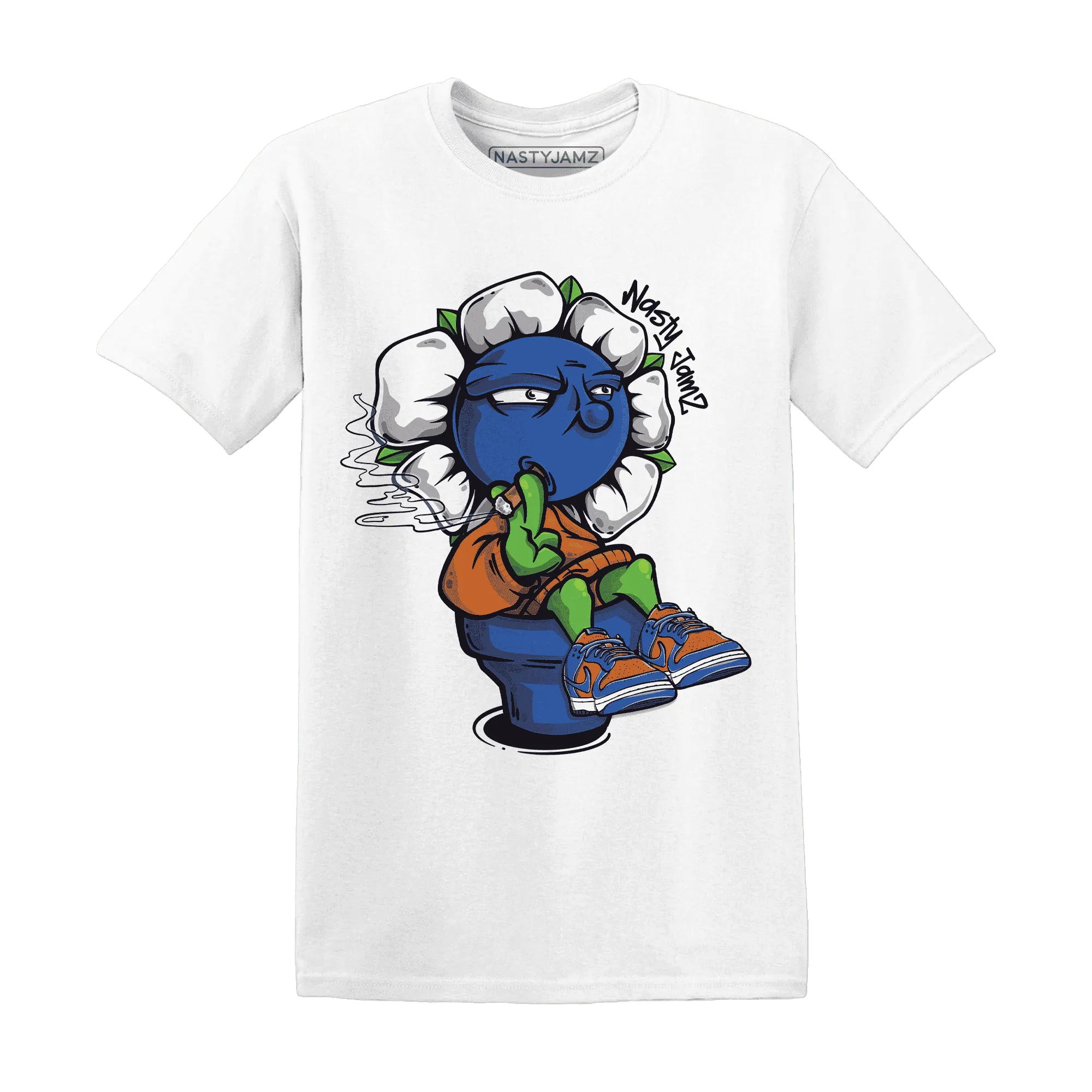 Dunk-Low-Knicks-T-Shirt-Match-Rebel-Bloom