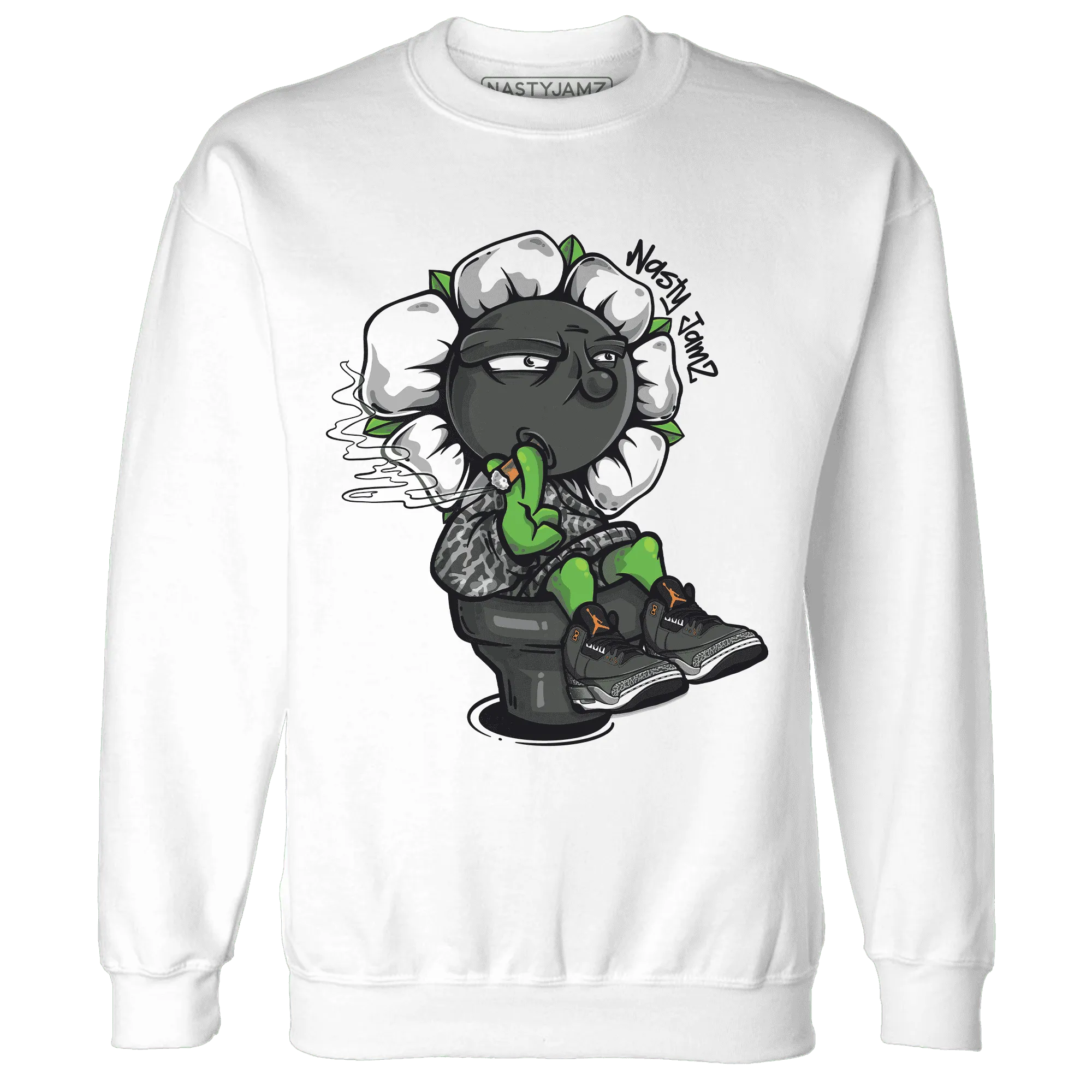 Fear-Pack-3s-Sweatshirt-Match-Rebel-Bloom