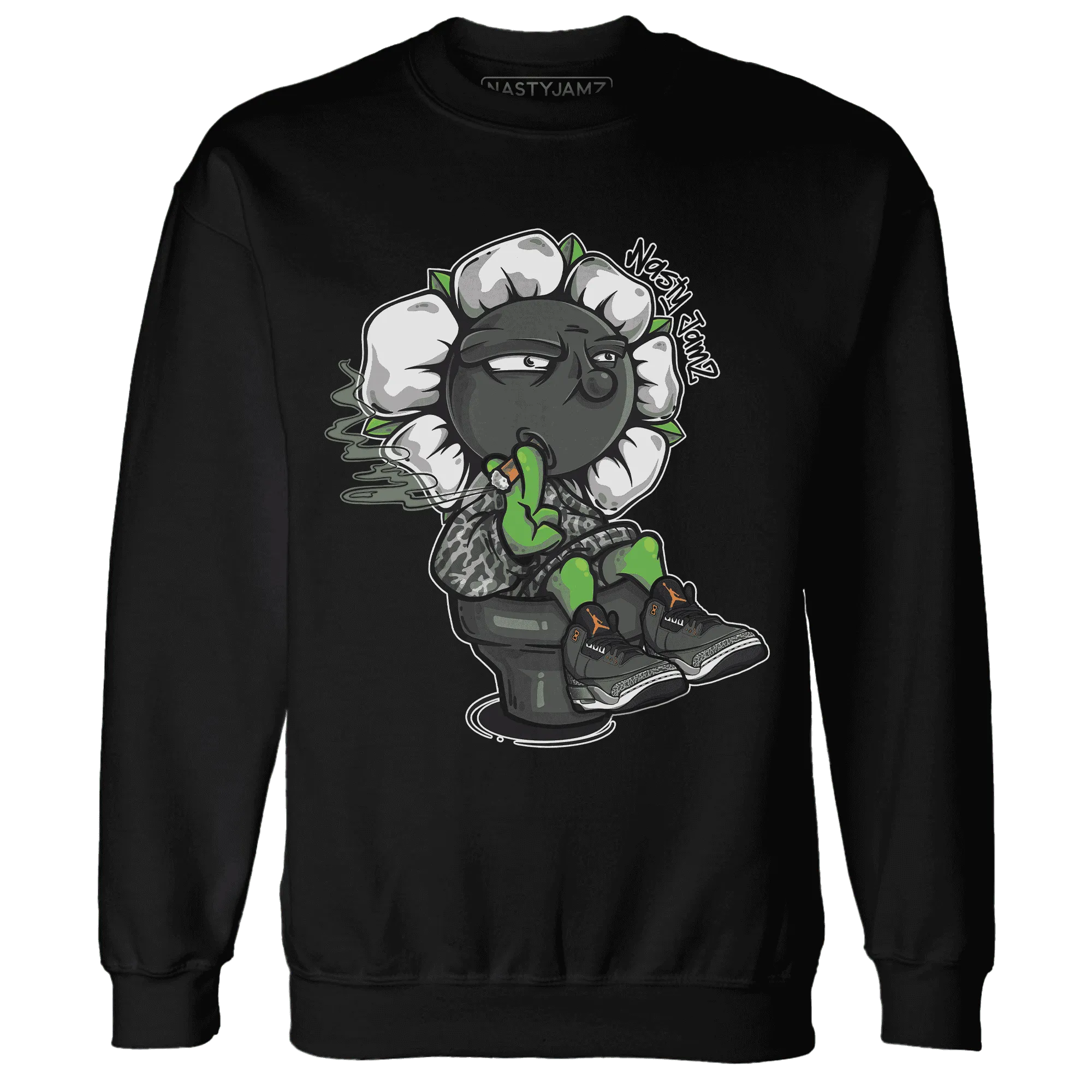 Fear-Pack-3s-Sweatshirt-Match-Rebel-Bloom