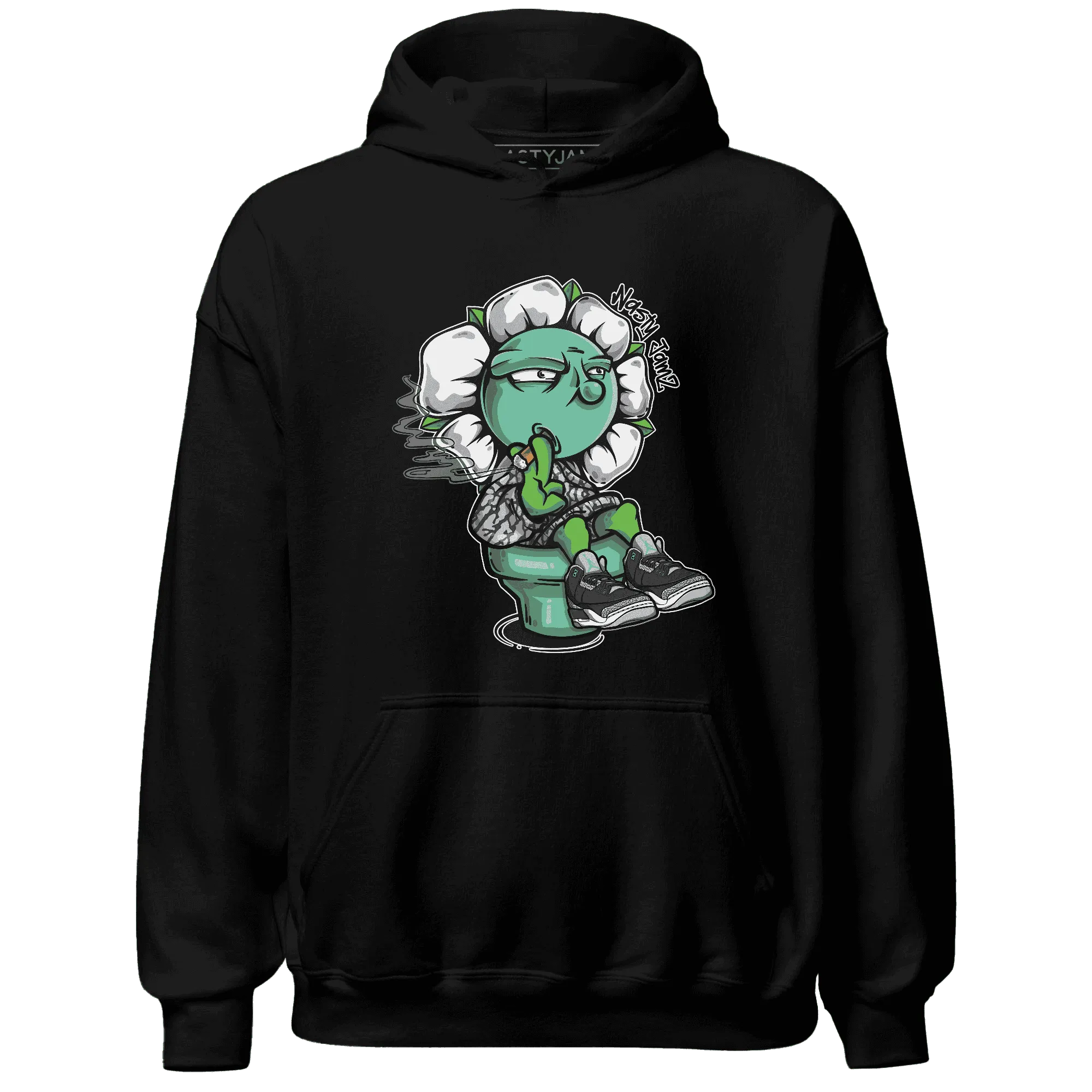 Green-Glow-3s-Hoodie-Match-Rebel-Bloom