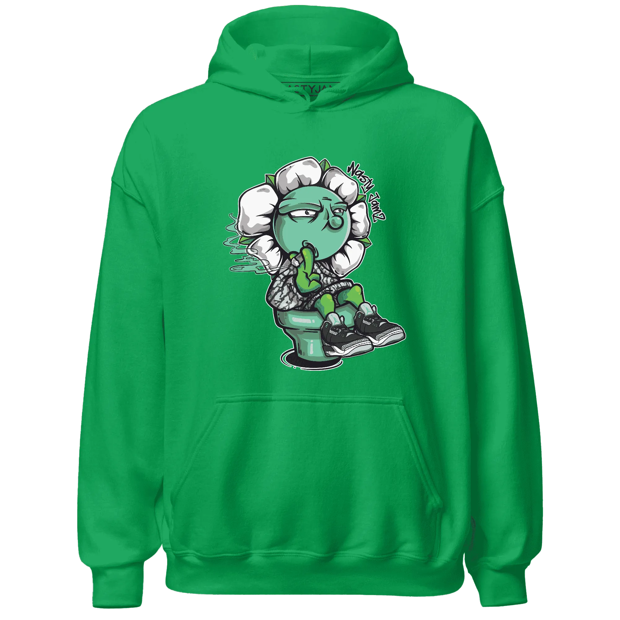 Green-Glow-3s-Hoodie-Match-Rebel-Bloom