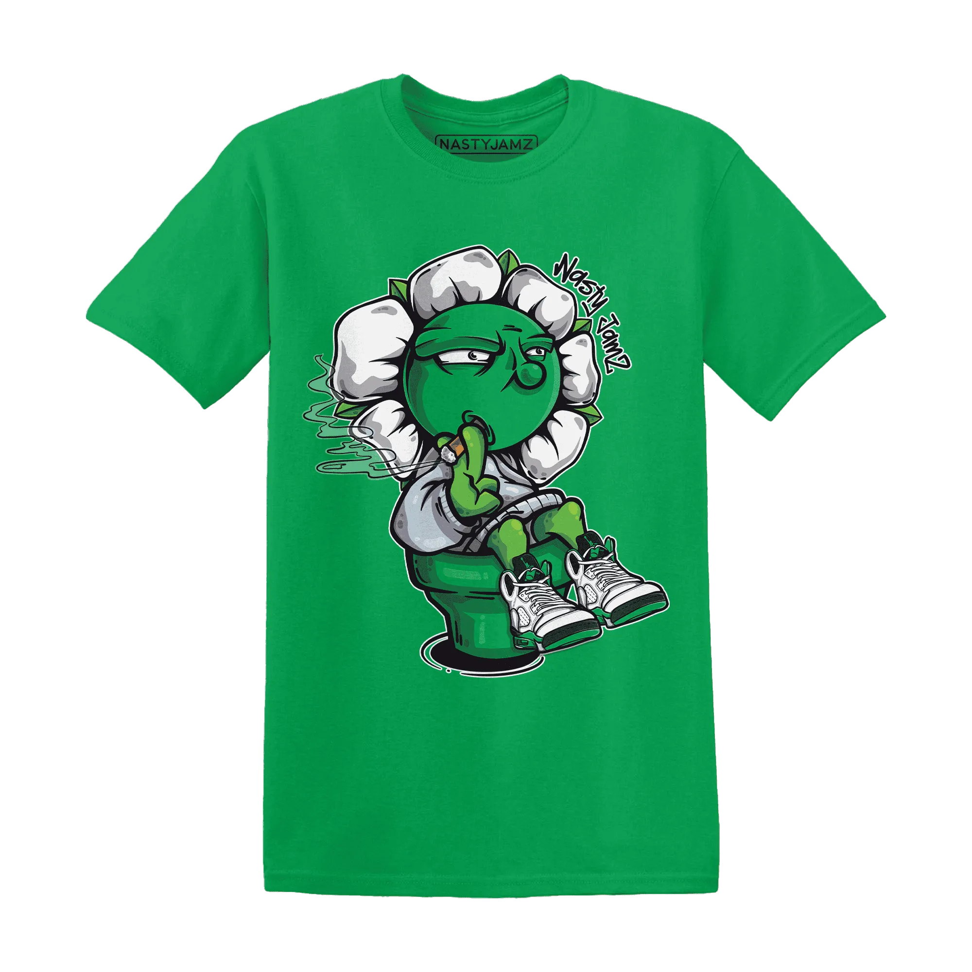 Lucky-Green-5s-T-Shirt-Match-Rebel-Bloom