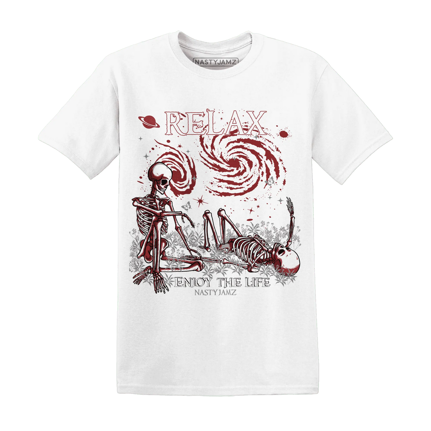 Black-Toe-Reimagined-Red-White-1s-T-Shirt-Match-Relax