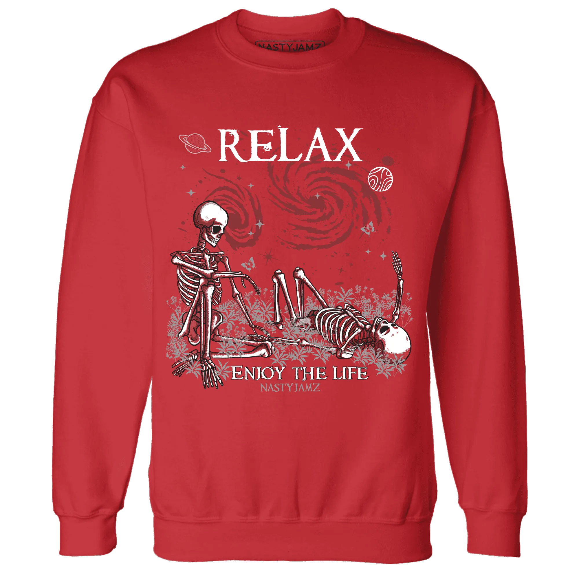 Black-Toe-Reimagined-Red-White-1s-Sweatshirt-Match-Relax