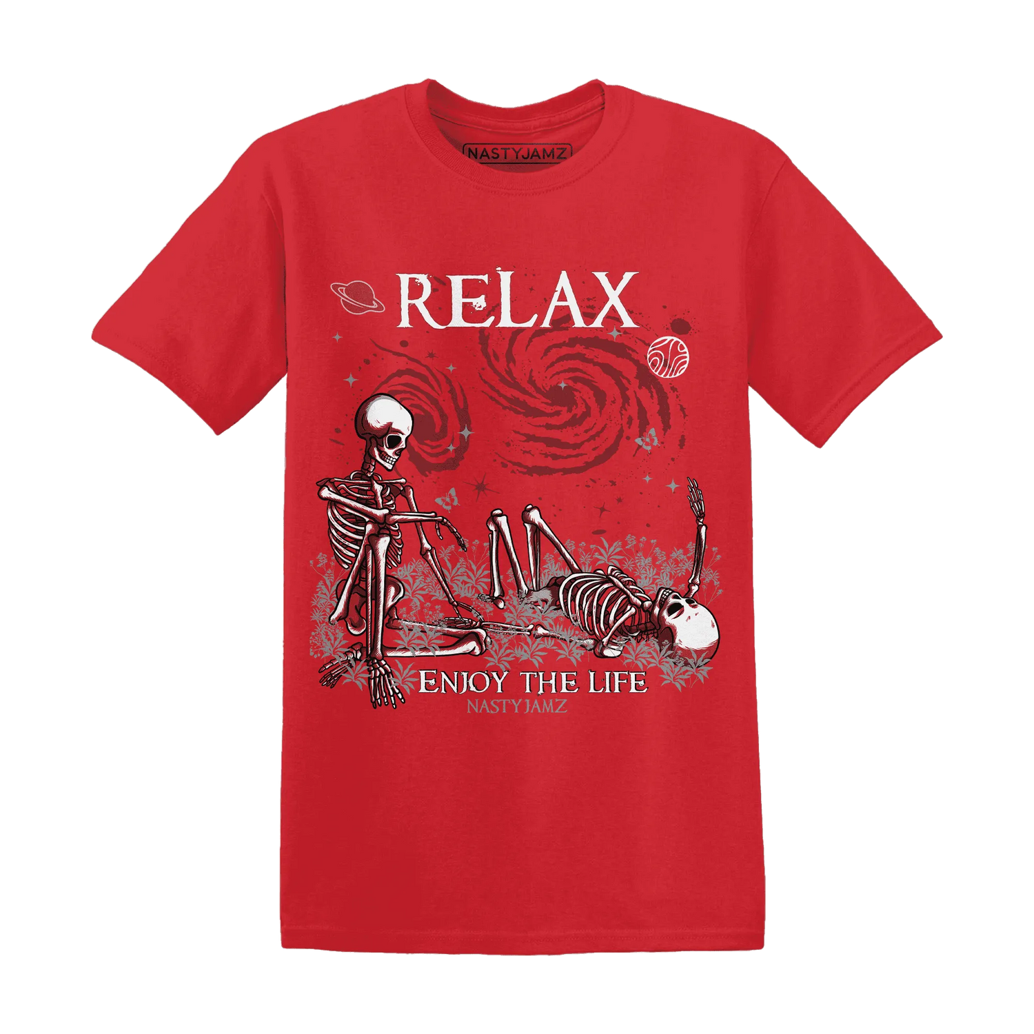 Black-Toe-Reimagined-Red-White-1s-T-Shirt-Match-Relax