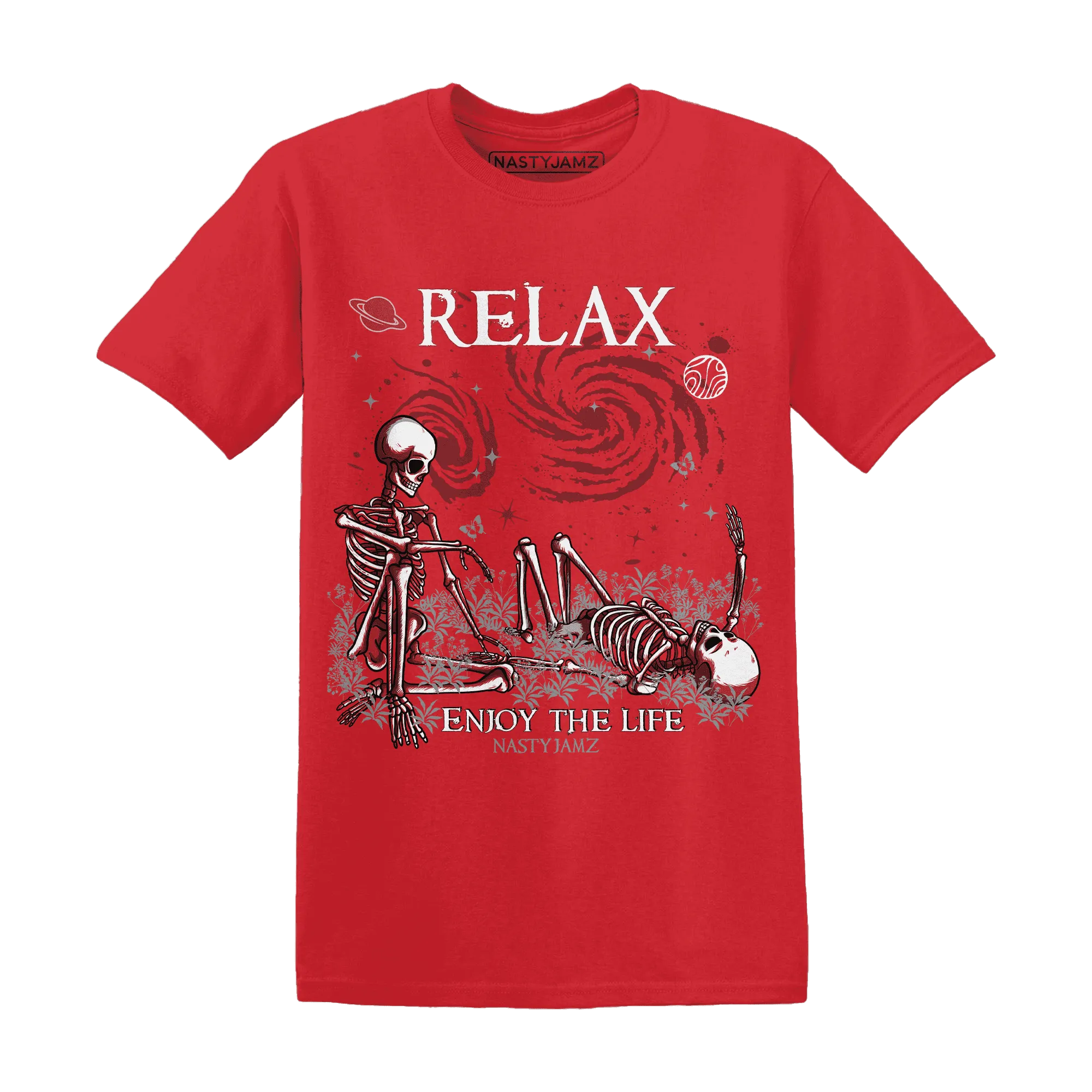 Black-Toe-Reimagined-Red-White-1s-T-Shirt-Match-Relax