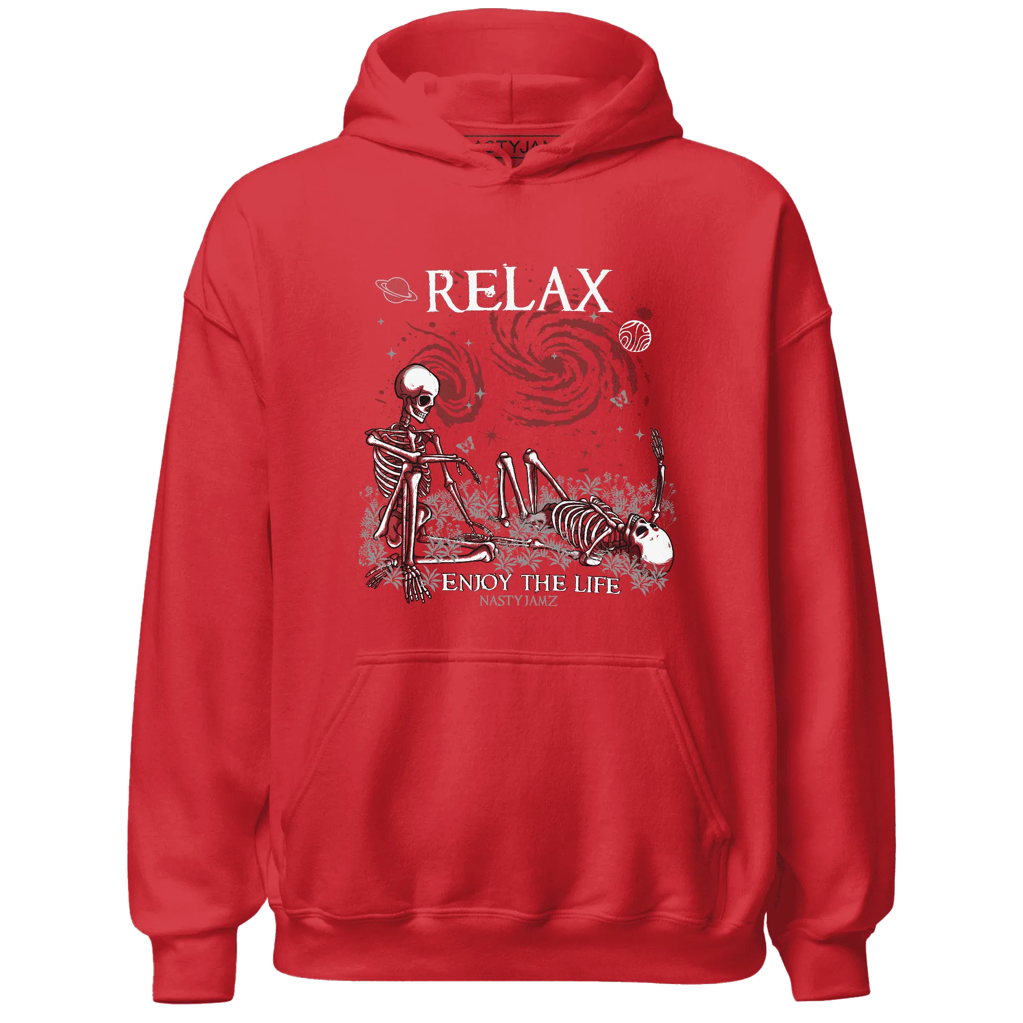 Black-Toe-Reimagined-Red-White-1s-Hoodie-Match-Relax