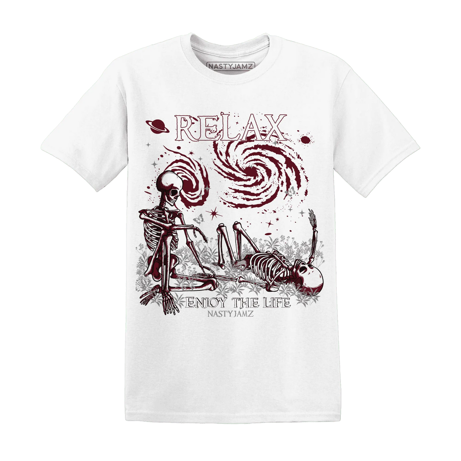 High-White-Team-Red-1s-NastyJamz-T-Shirt-Match-Relax