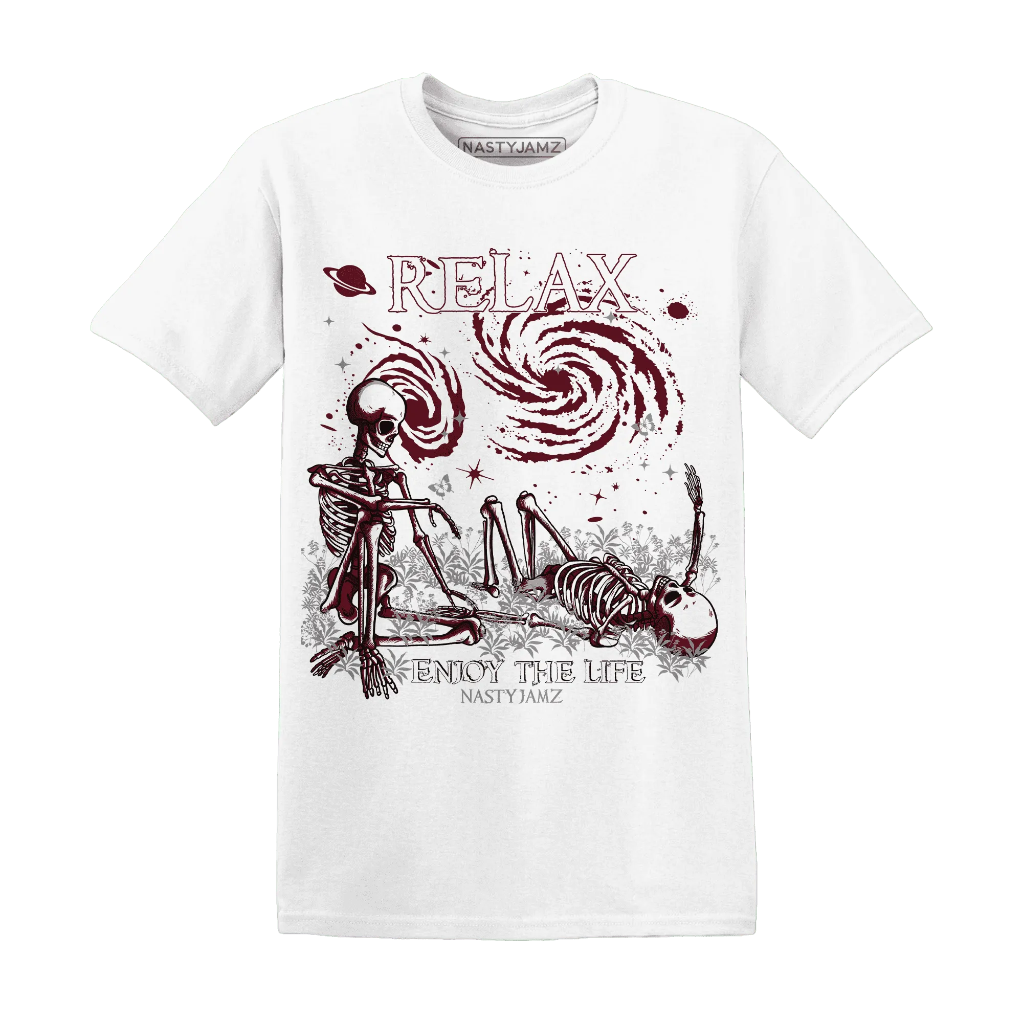 High-White-Team-Red-1s-NastyJamz-T-Shirt-Match-Relax