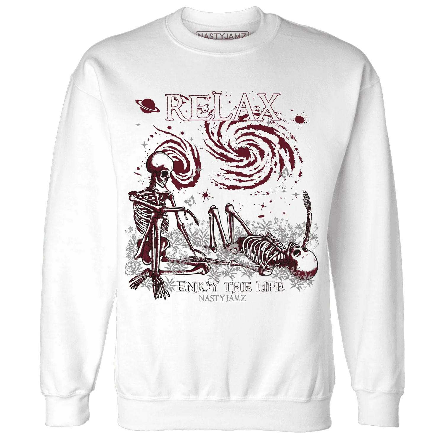 High-White-Team-Red-1s-NastyJamz-Sweatshirt-Match-Relax
