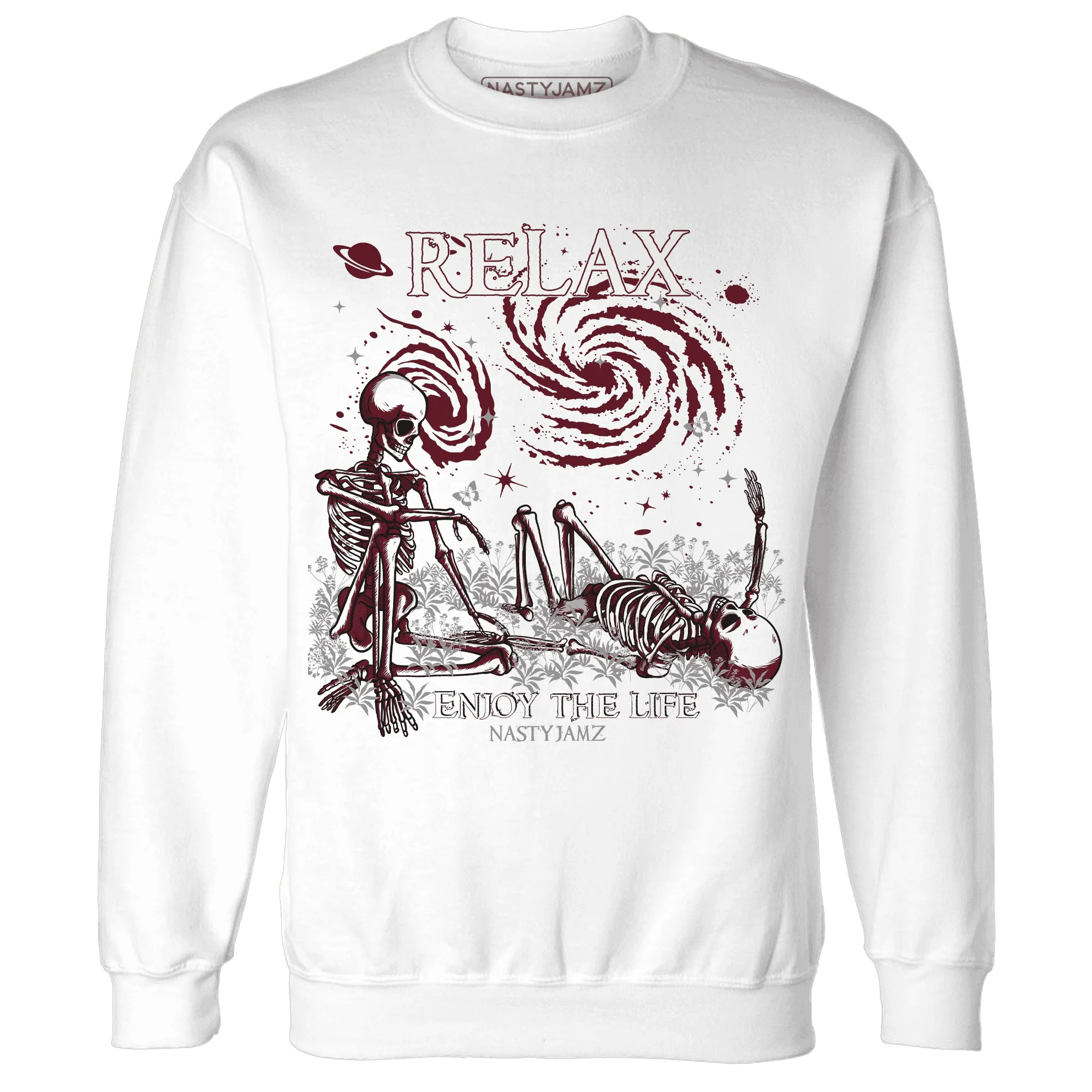 High-White-Team-Red-1s-NastyJamz-Sweatshirt-Match-Relax