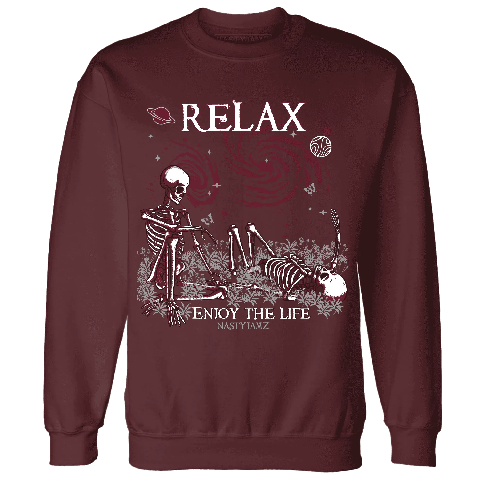 High-White-Team-Red-1s-NastyJamz-Sweatshirt-Match-Relax