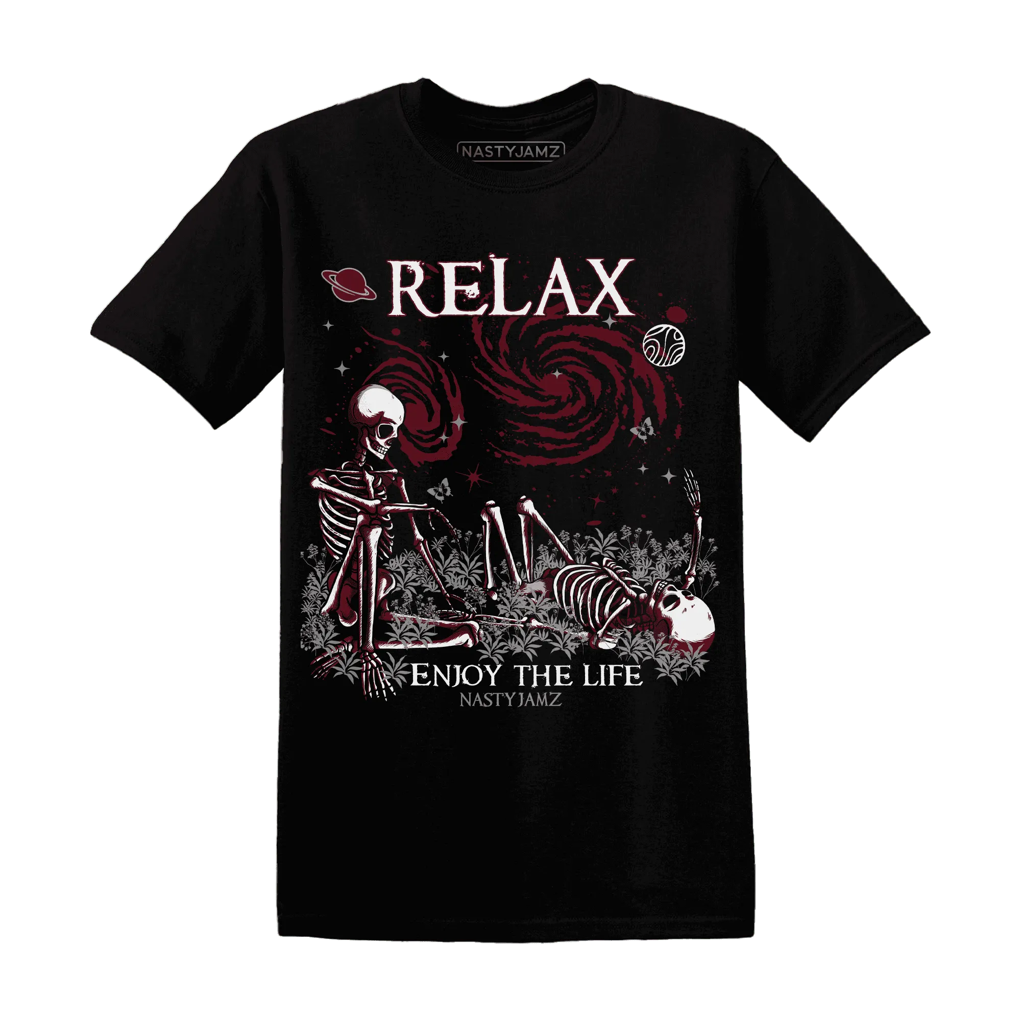 High-White-Team-Red-1s-NastyJamz-T-Shirt-Match-Relax