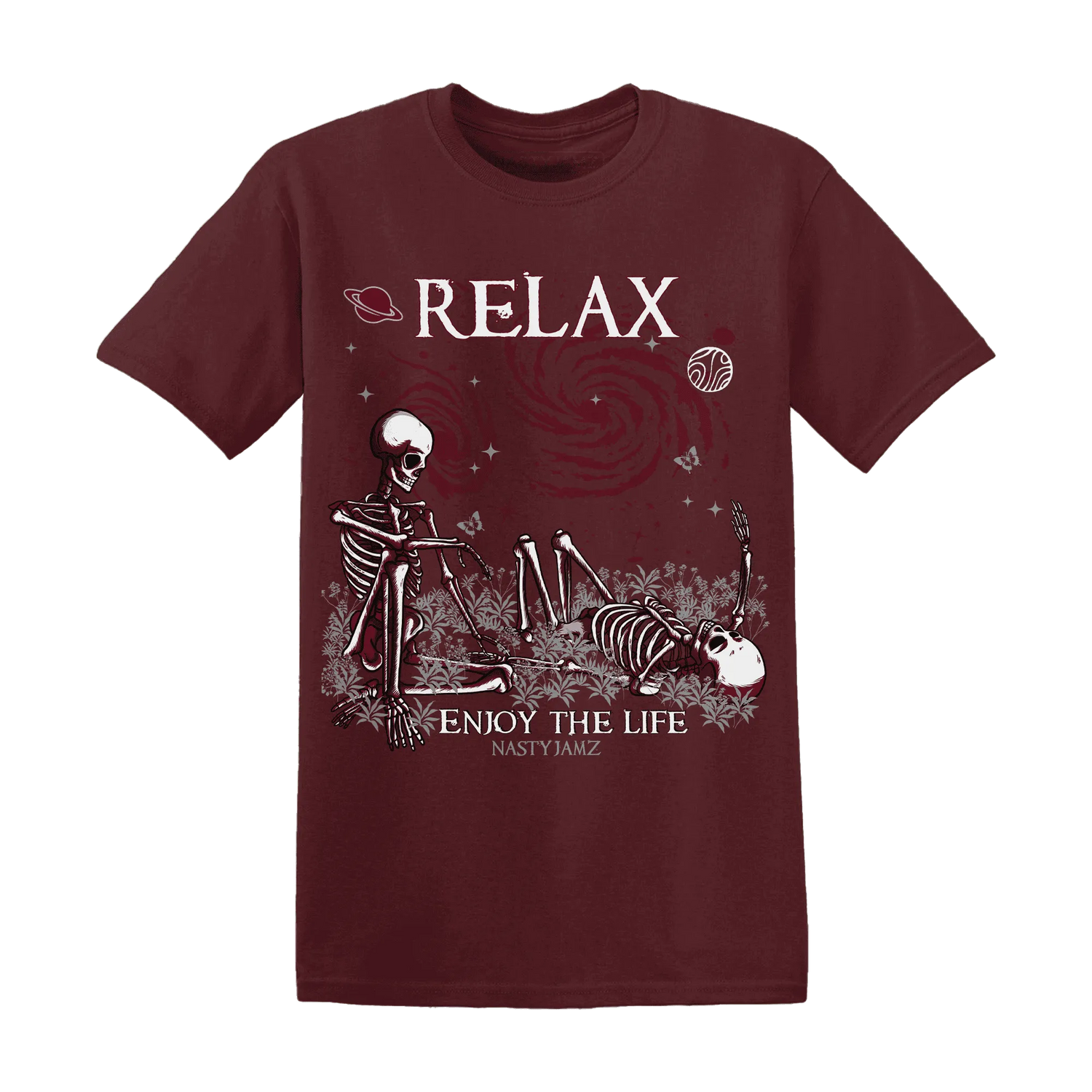 High-White-Team-Red-1s-NastyJamz-T-Shirt-Match-Relax