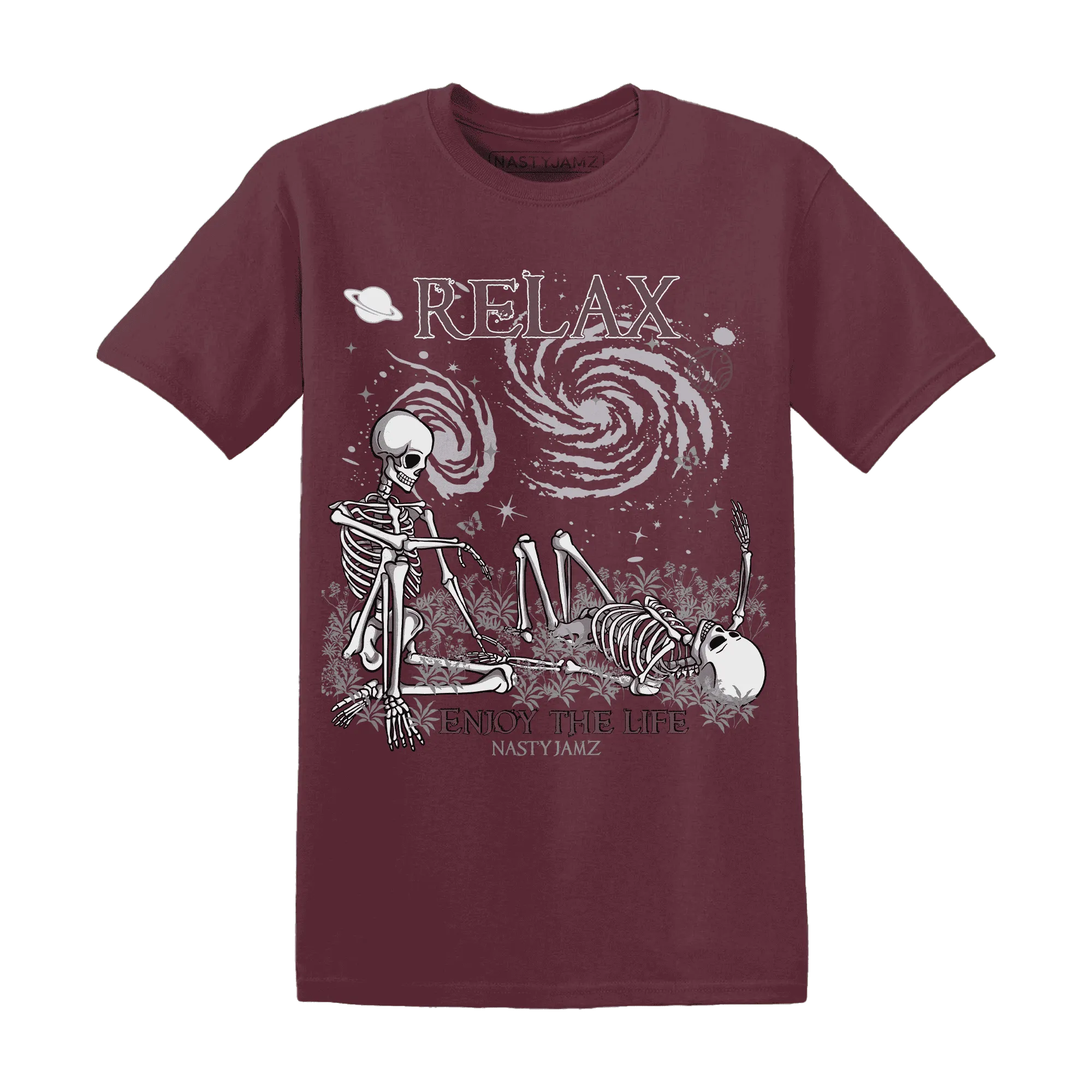 Burgundy-Crush-3s-NastyJamz-T-Shirt-Match-Relax