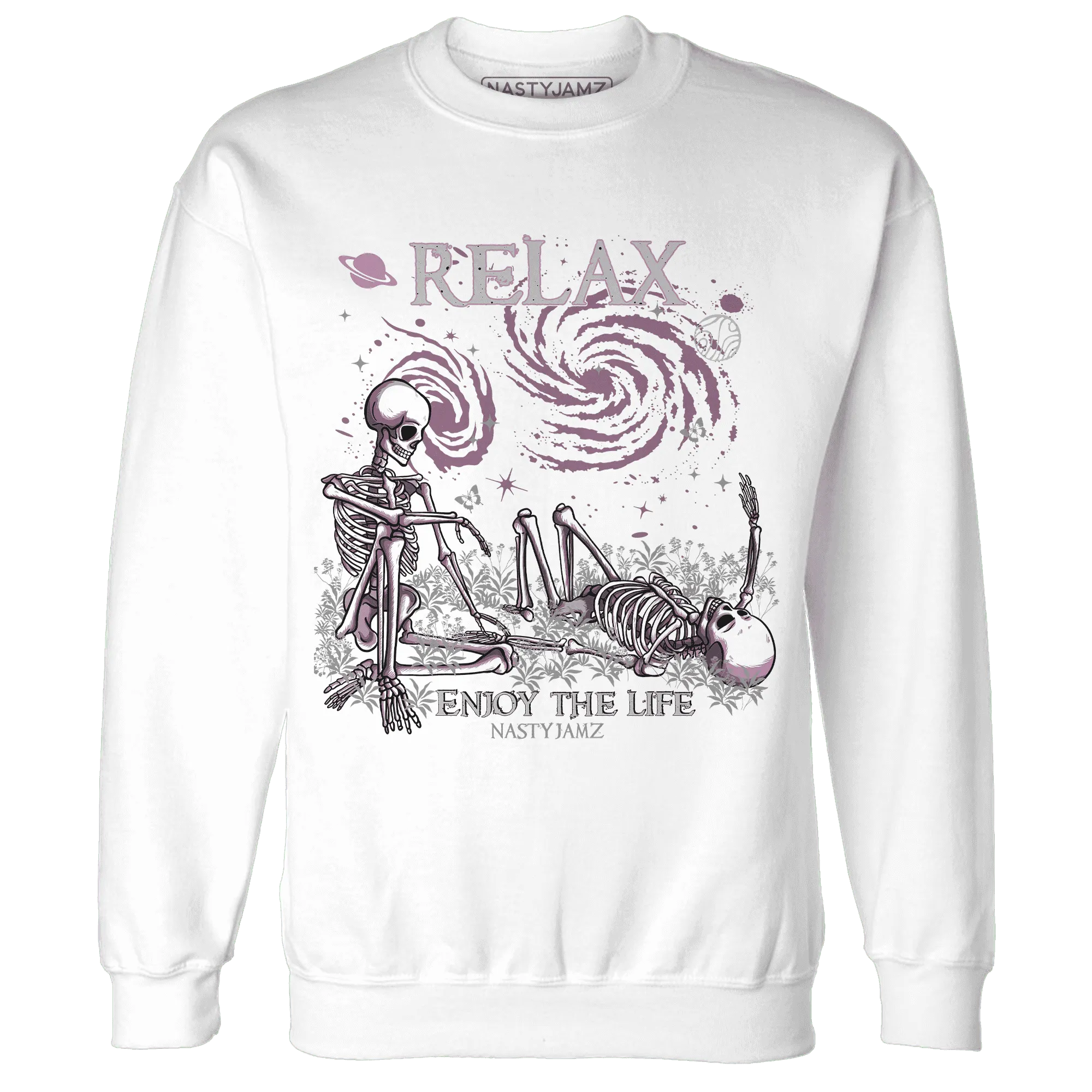 Orchid-Neutral-Grey-Black-White-4s-Sweatshirt-Match-Relax