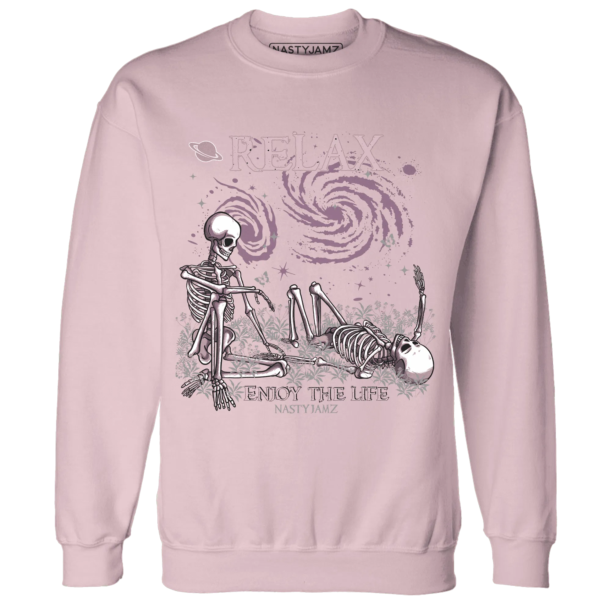 Orchid-Neutral-Grey-Black-White-4s-Sweatshirt-Match-Relax