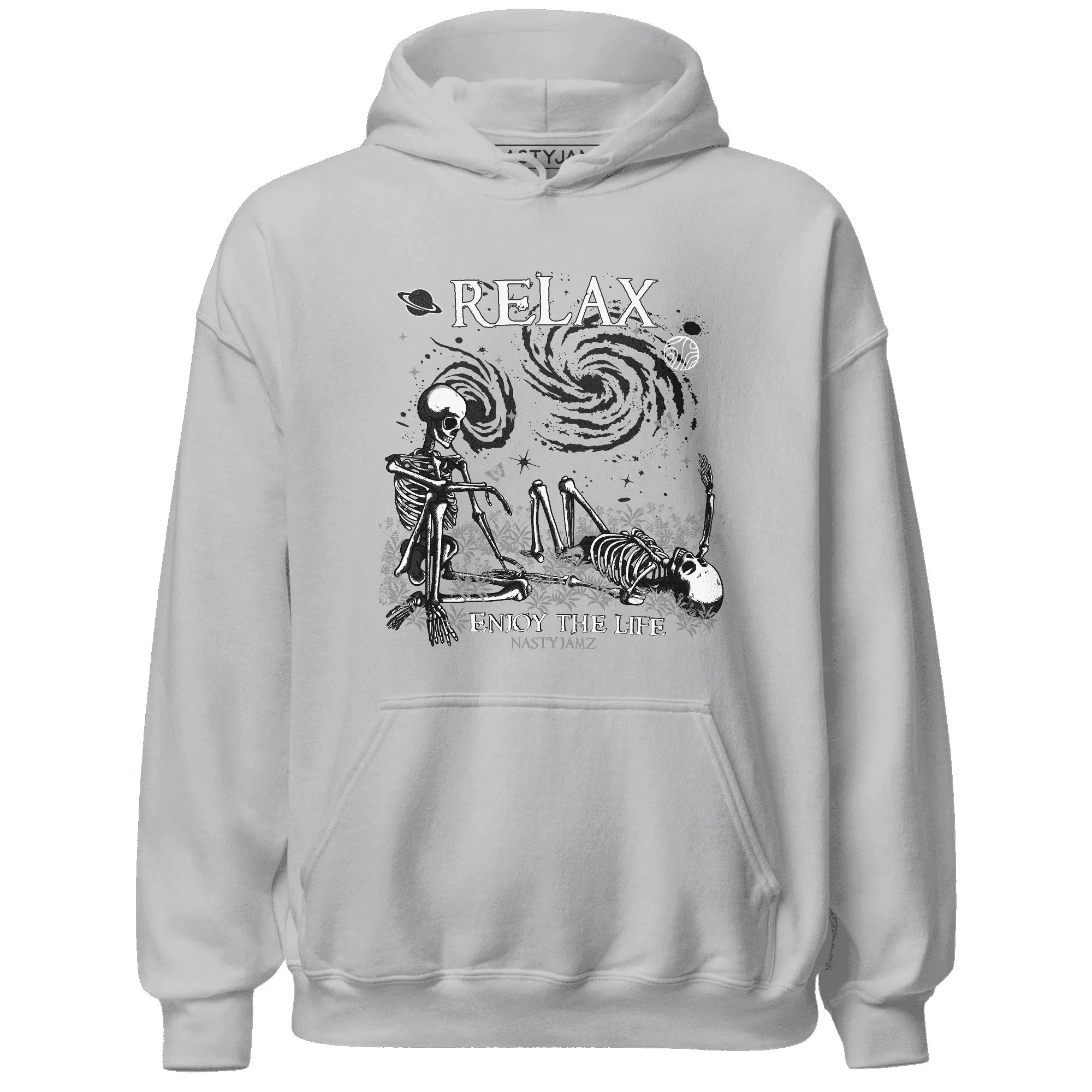 White-Thunder-4s-NastyJamz-Hoodie-Match-Relax