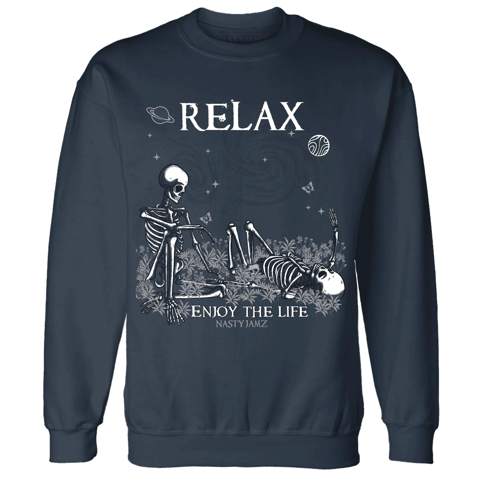 White-Navy-6s-NastyJamz-Sweatshirt-Match-Relax