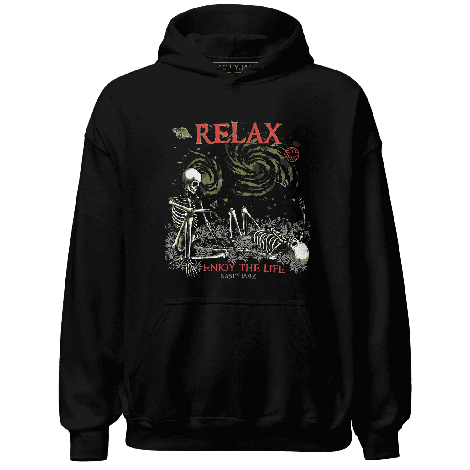 AM-90-Dark-Sage-Solar-Red-Hoodie-Match-Relax