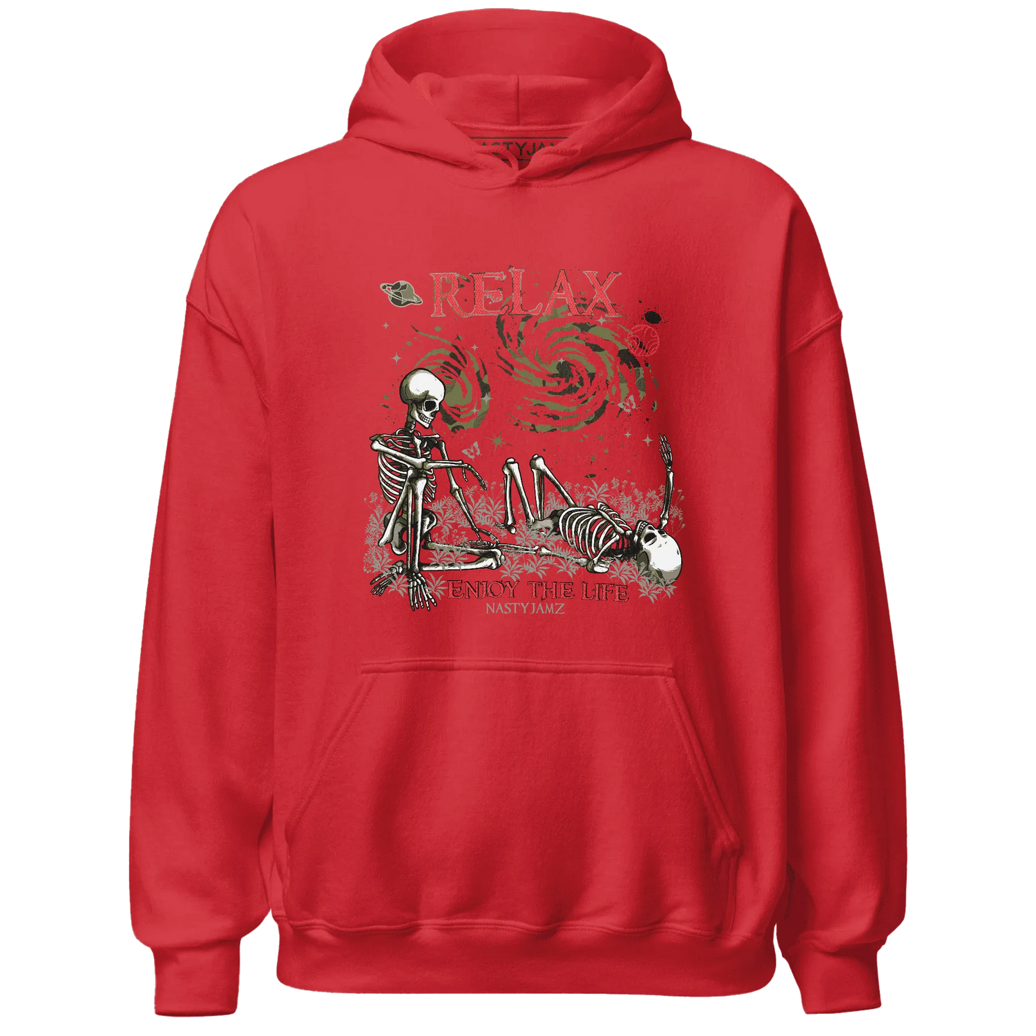 AM-90-Dark-Sage-Solar-Red-Hoodie-Match-Relax
