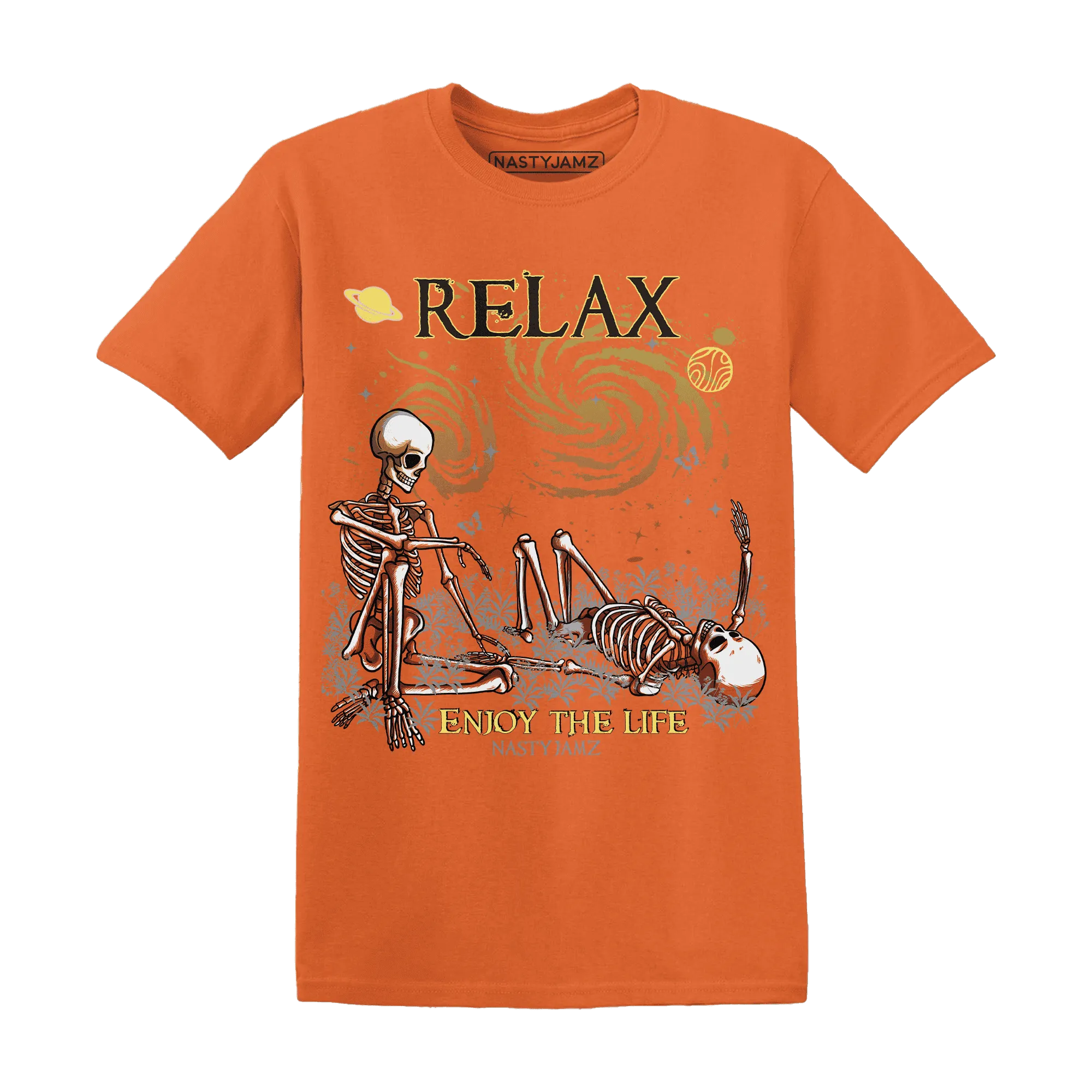 VaporMax-Crimson-Total-Orange-Plus-NastyJamz-T-Shirt-Match-Relax