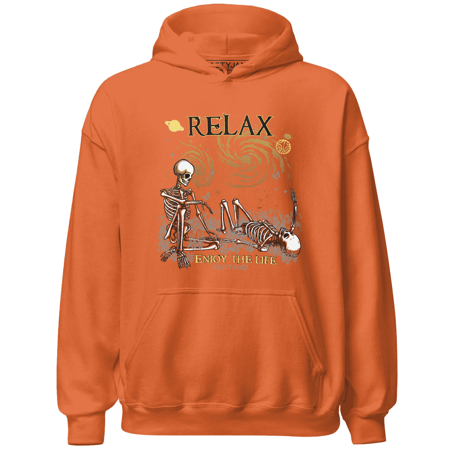 VaporMax-Crimson-Total-Orange-Plus-NastyJamz-Hoodie-Match-Relax