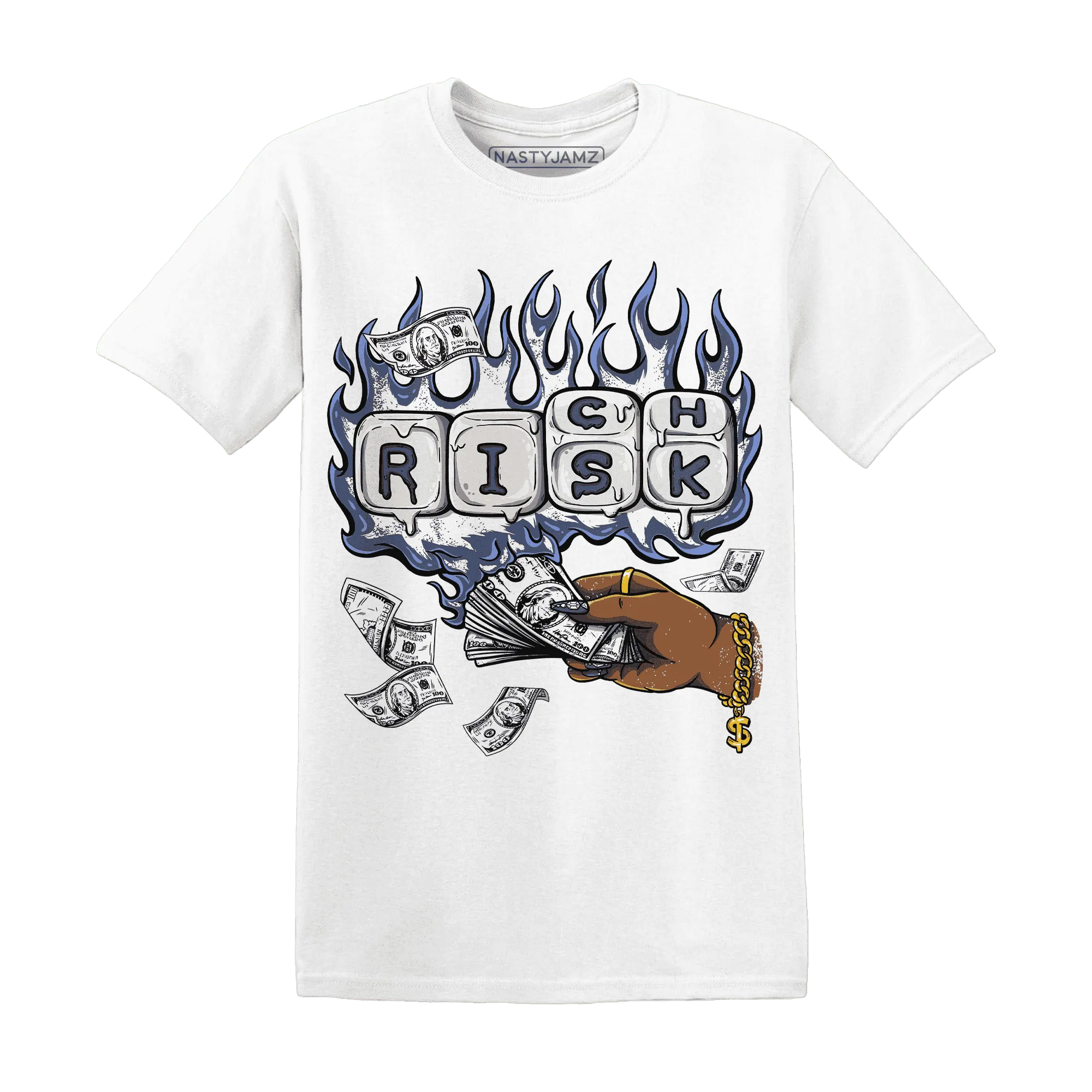Low-Diffused-Blue-11s-T-Shirt-Match-Rich-Or-Risk