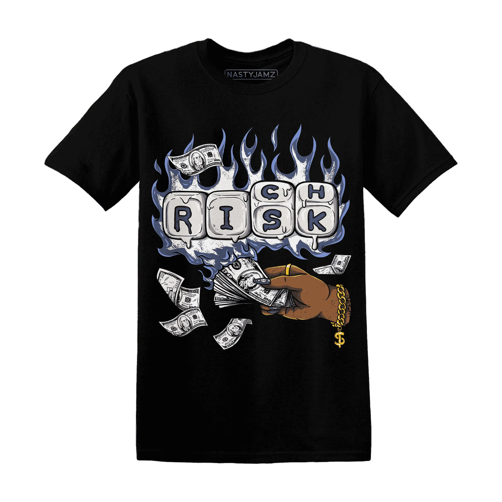 Low-Diffused-Blue-11s-T-Shirt-Match-Rich-Or-Risk