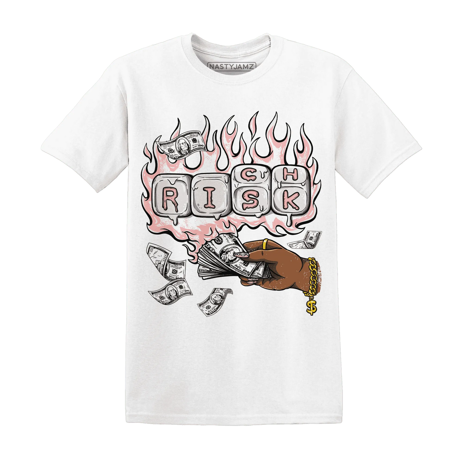 Low-Legend-Pink-11s-T-Shirt-Match-Rich-Or-Risk