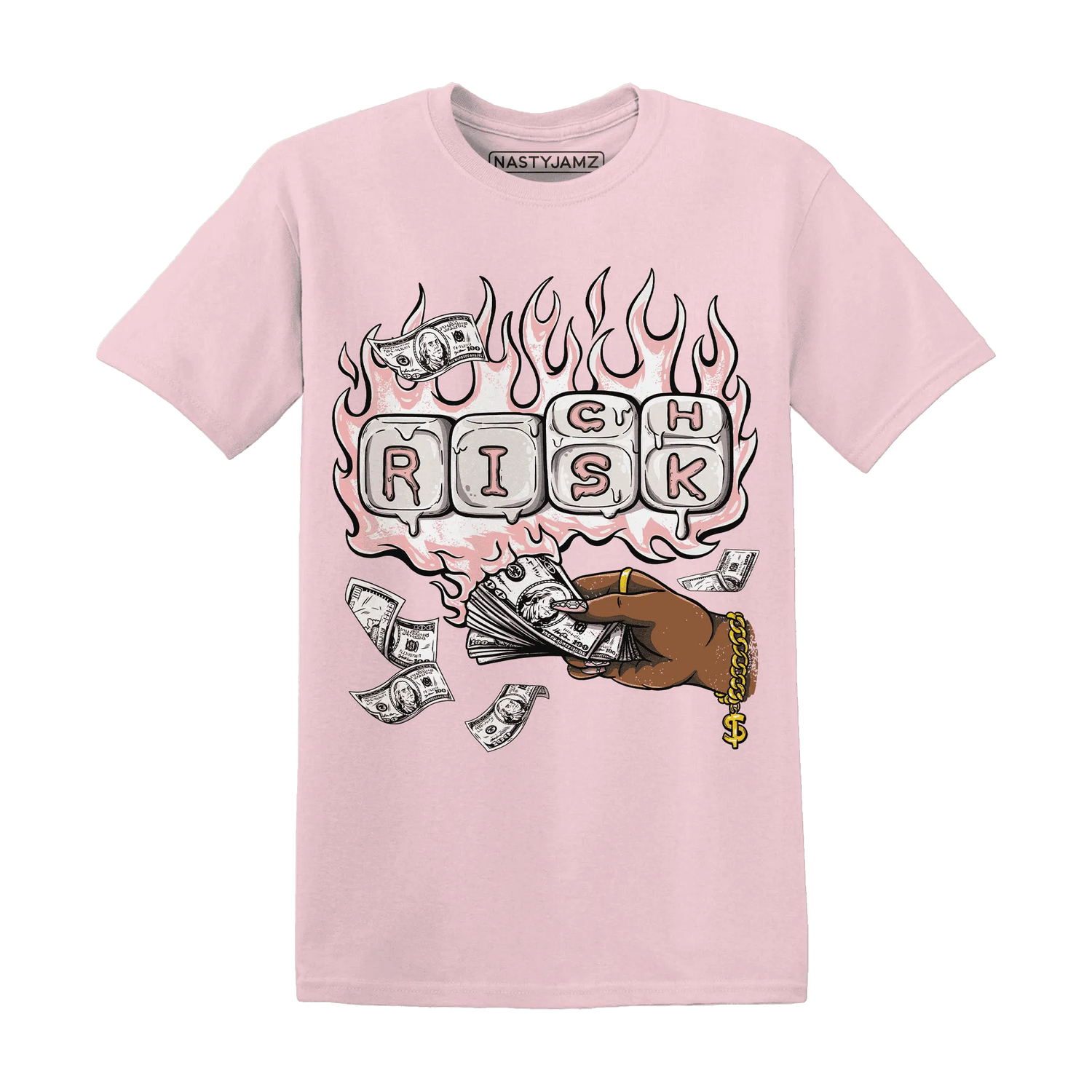 Low-Legend-Pink-11s-T-Shirt-Match-Rich-Or-Risk