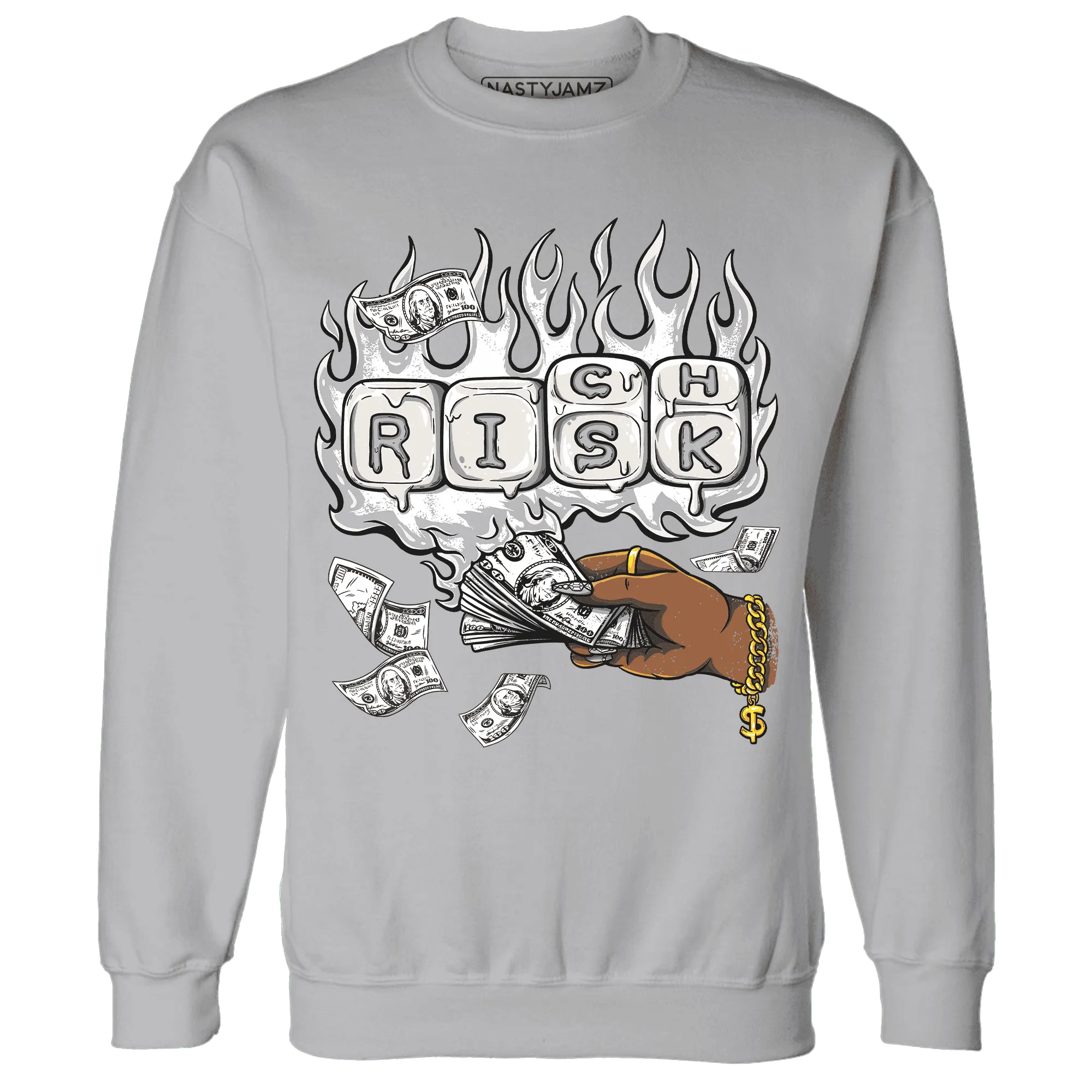 Wolf-Grey-1s-Sweatshirt-Match-Rich-Or-Risk