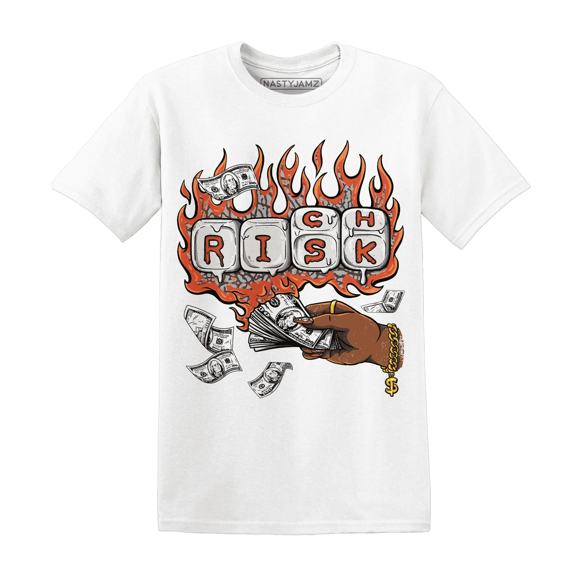 Georgia-Peach-3s-T-Shirt-Match-Rich-Or-Risk