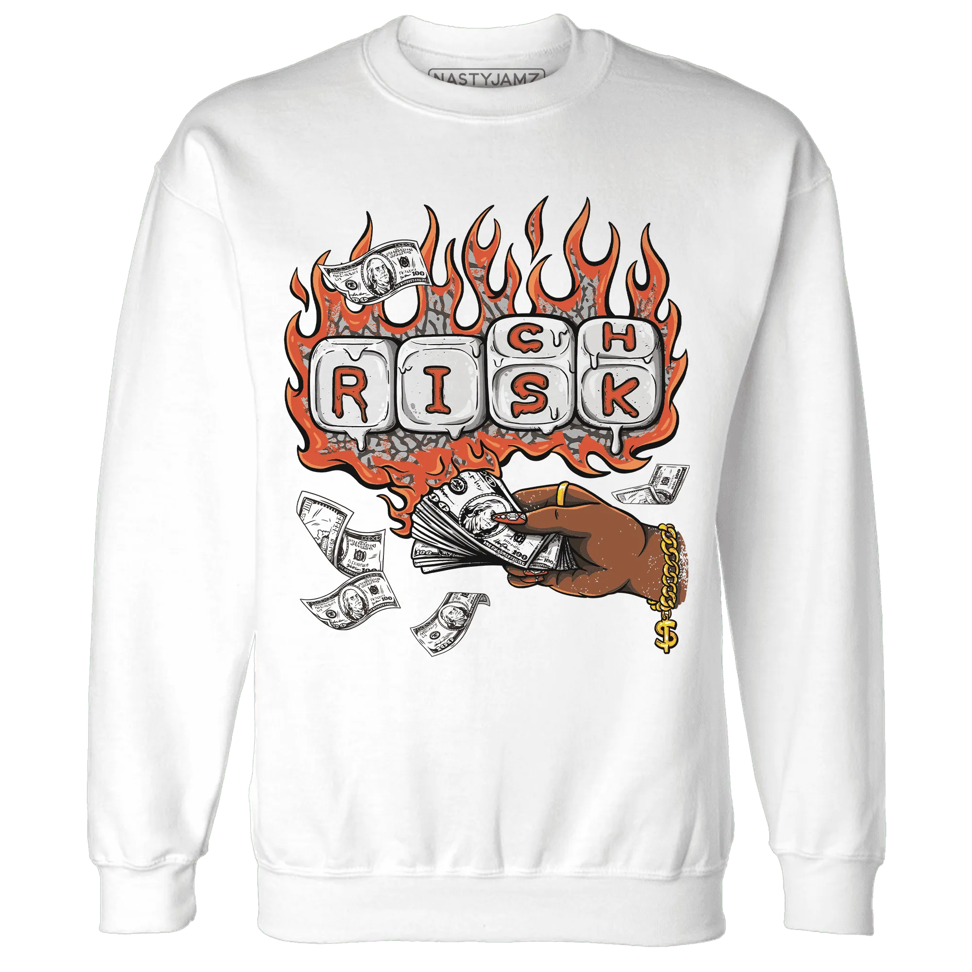 Georgia-Peach-3s-Sweatshirt-Match-Rich-Or-Risk