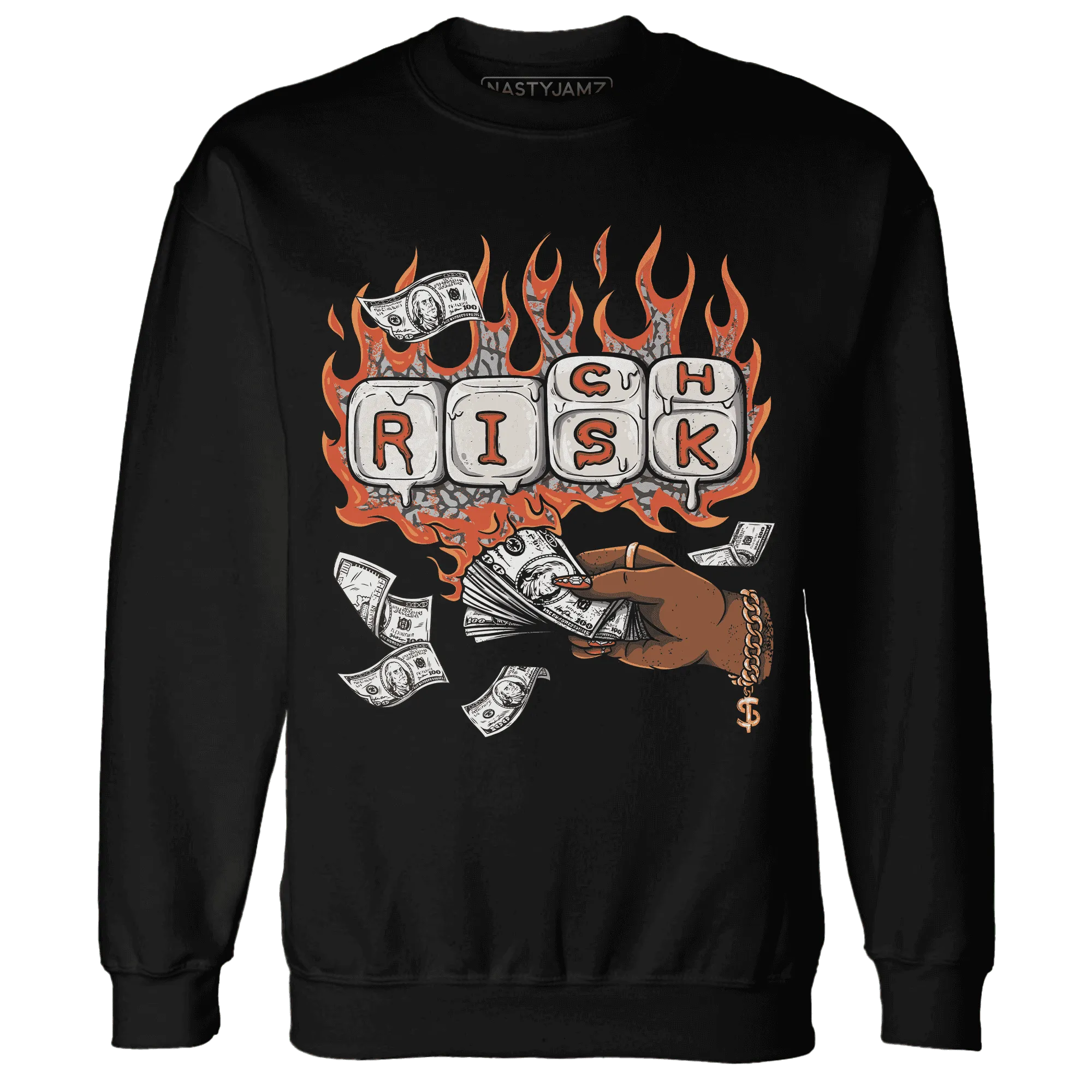 Georgia-Peach-3s-Sweatshirt-Match-Rich-Or-Risk