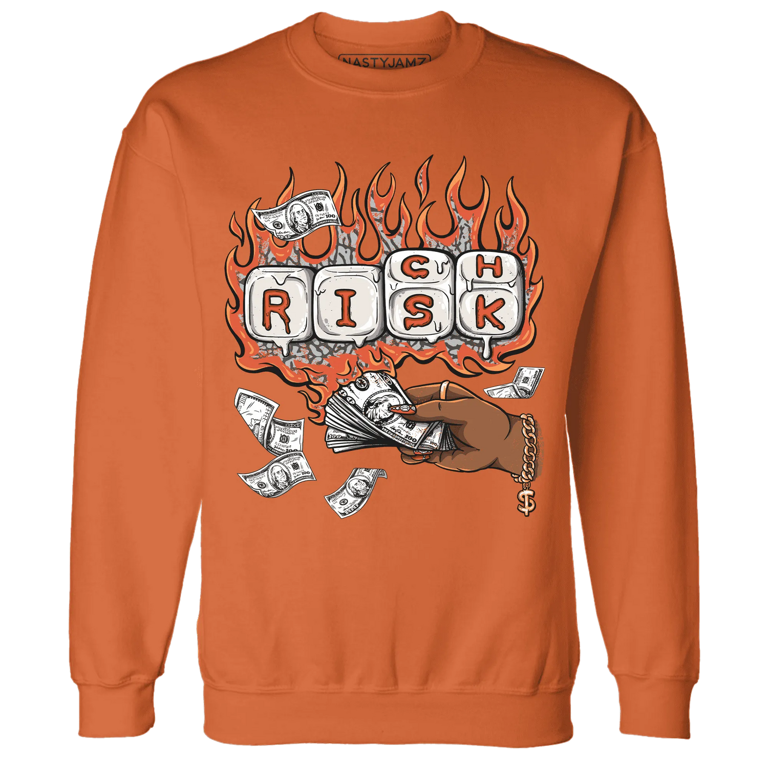 Georgia-Peach-3s-Sweatshirt-Match-Rich-Or-Risk