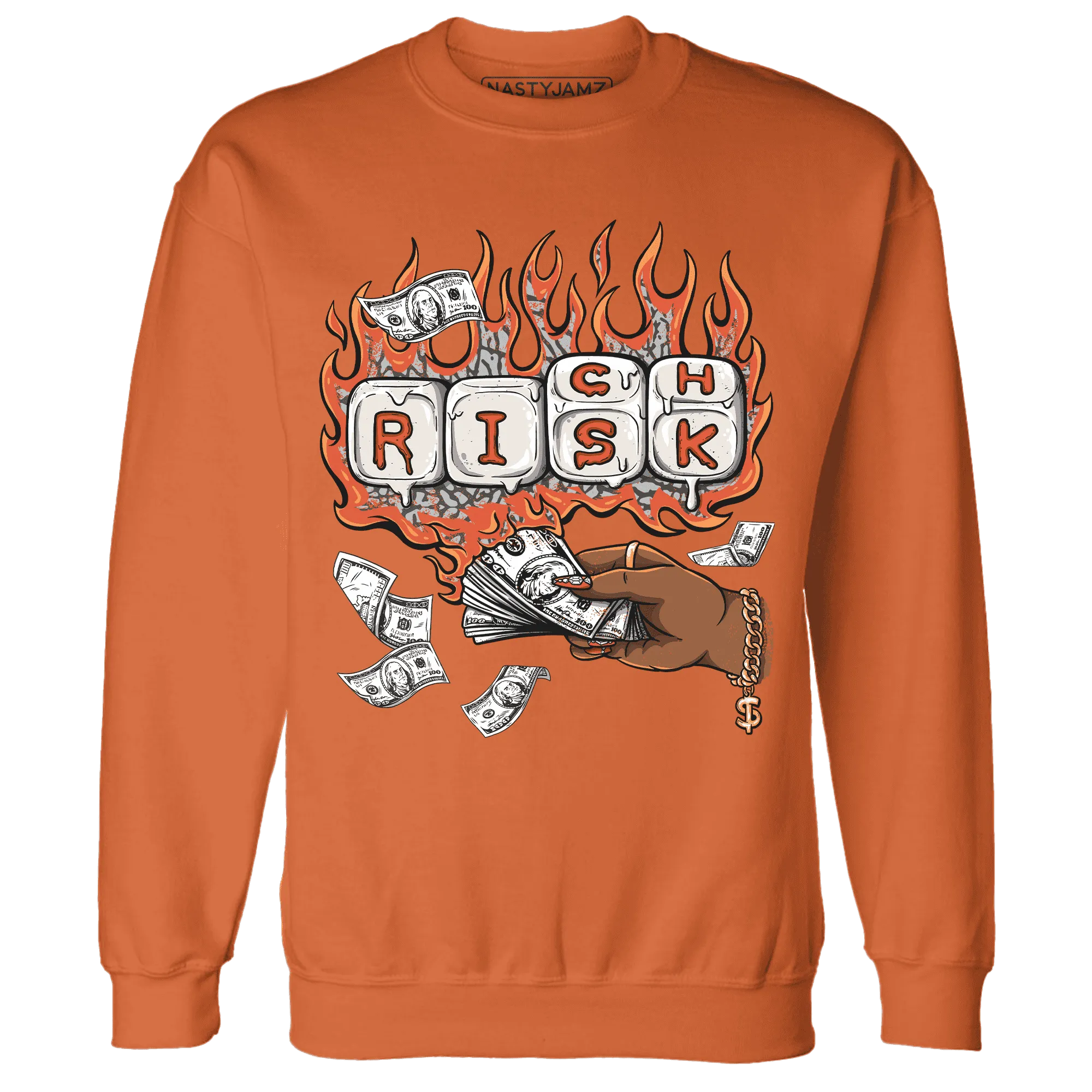 Georgia-Peach-3s-Sweatshirt-Match-Rich-Or-Risk