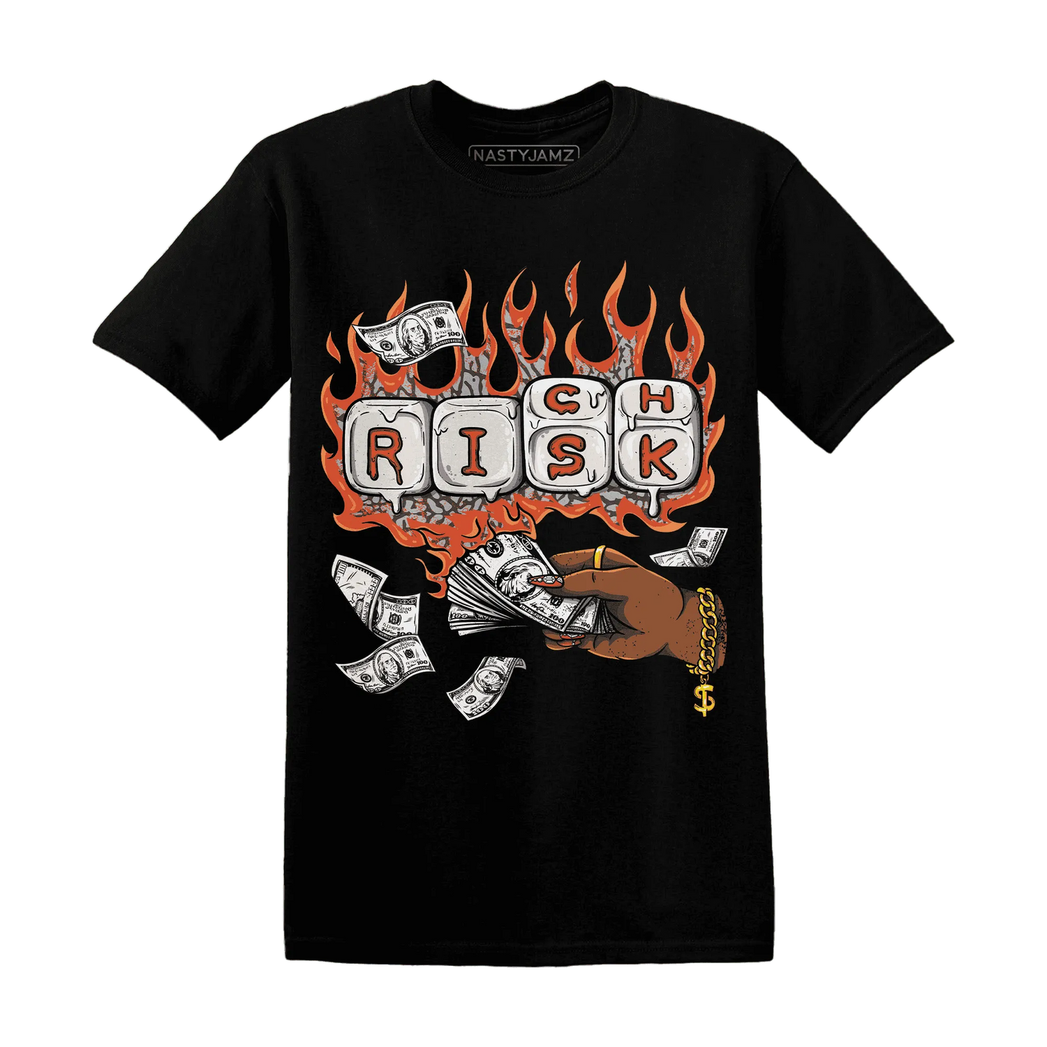 Georgia-Peach-3s-T-Shirt-Match-Rich-Or-Risk